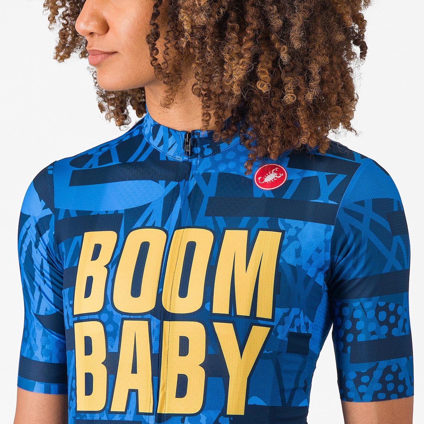 Boombaby 2 w jersey - blue/gold - castelli