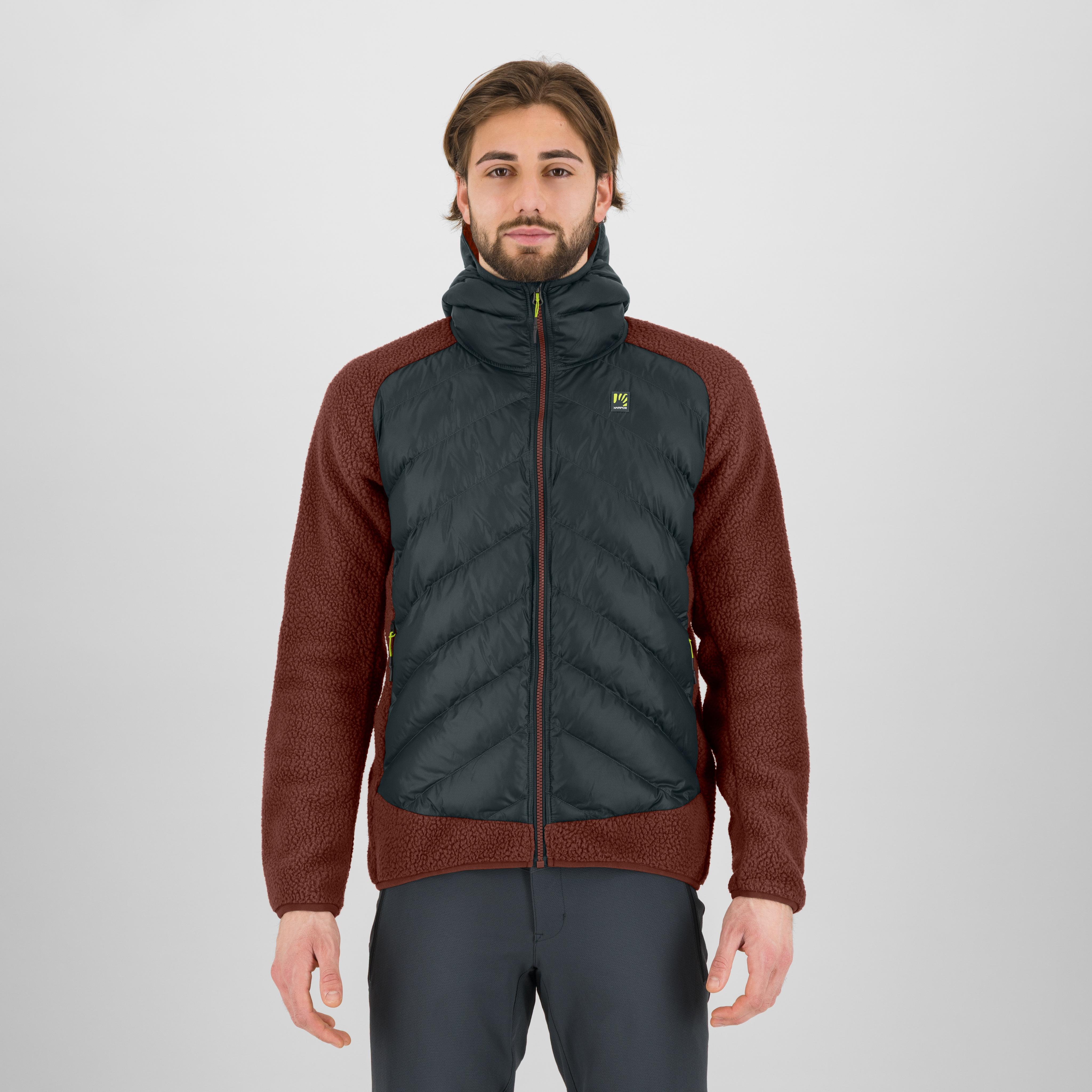 Marmarole retro' jacket - woodl.gray/mahogany - karpos