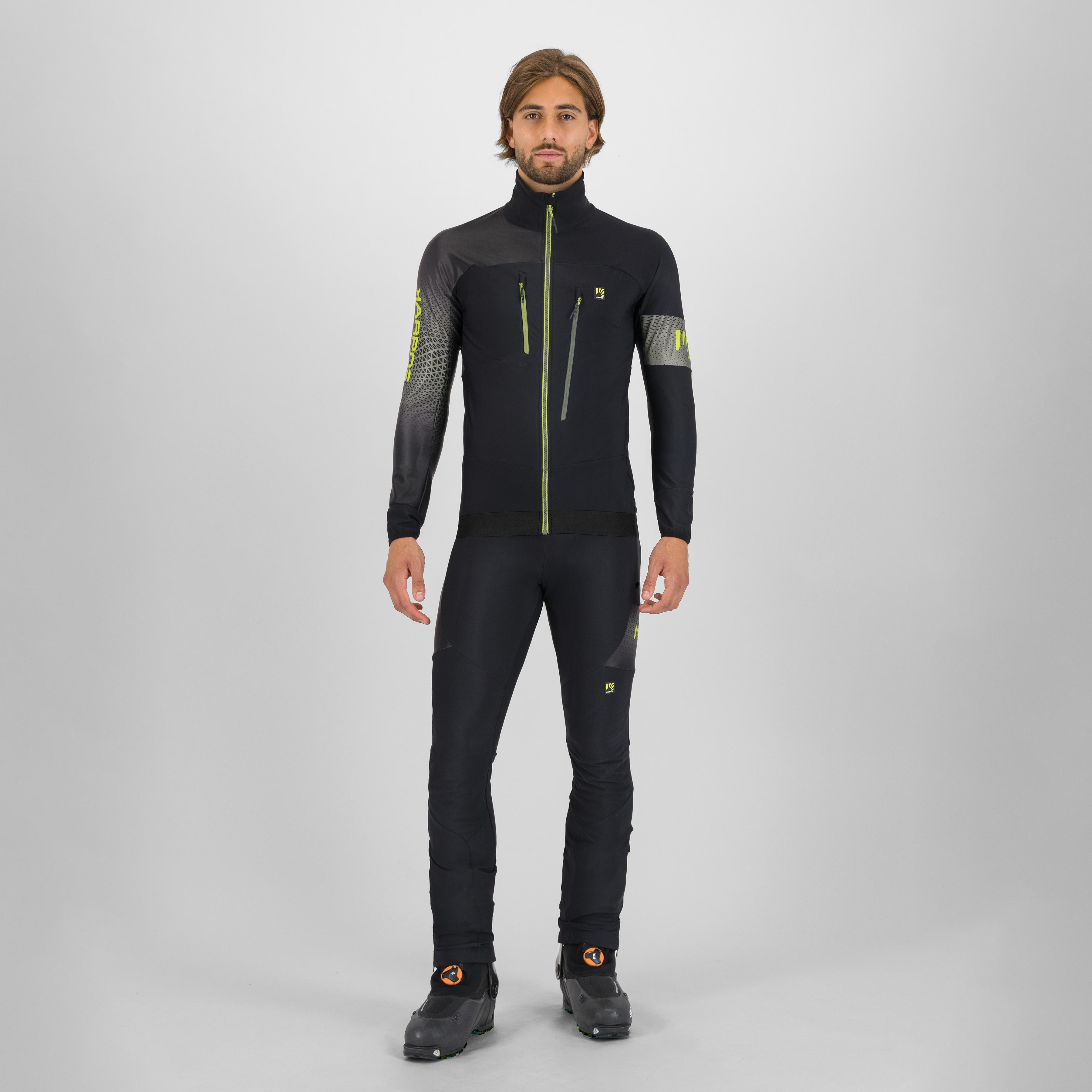 Alagna 2.0 jacket - black/castor/dark citron - karpos