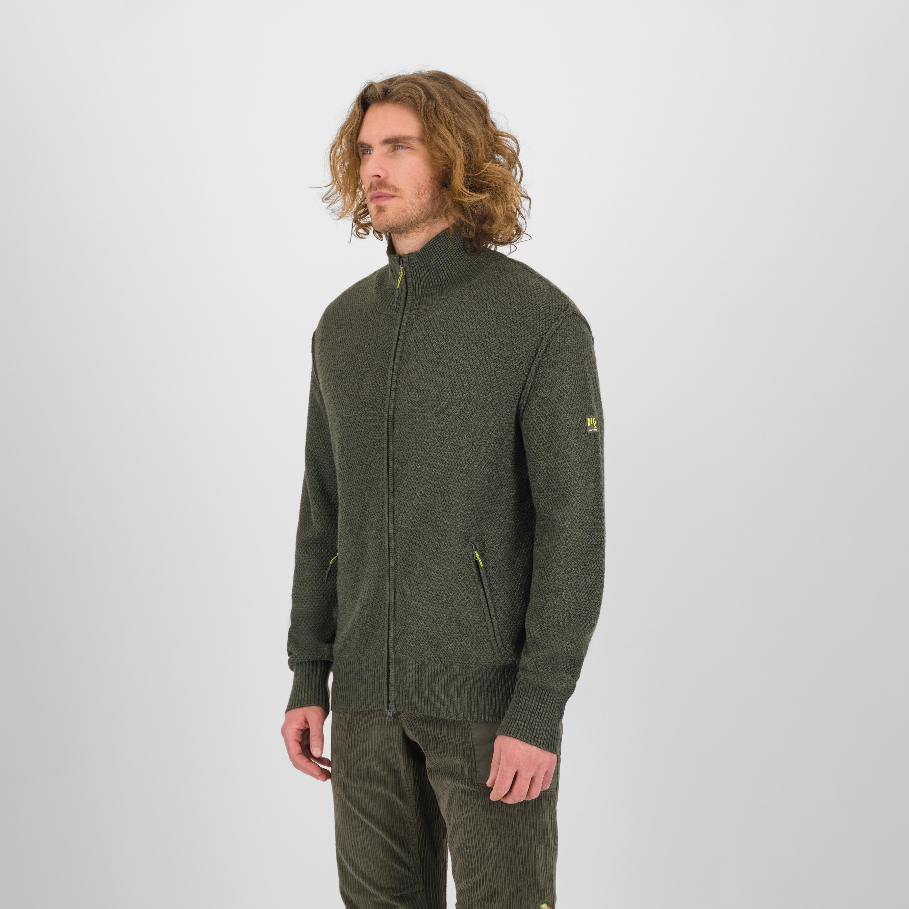 Ermellino full zip sweater - deep depths - karpos
