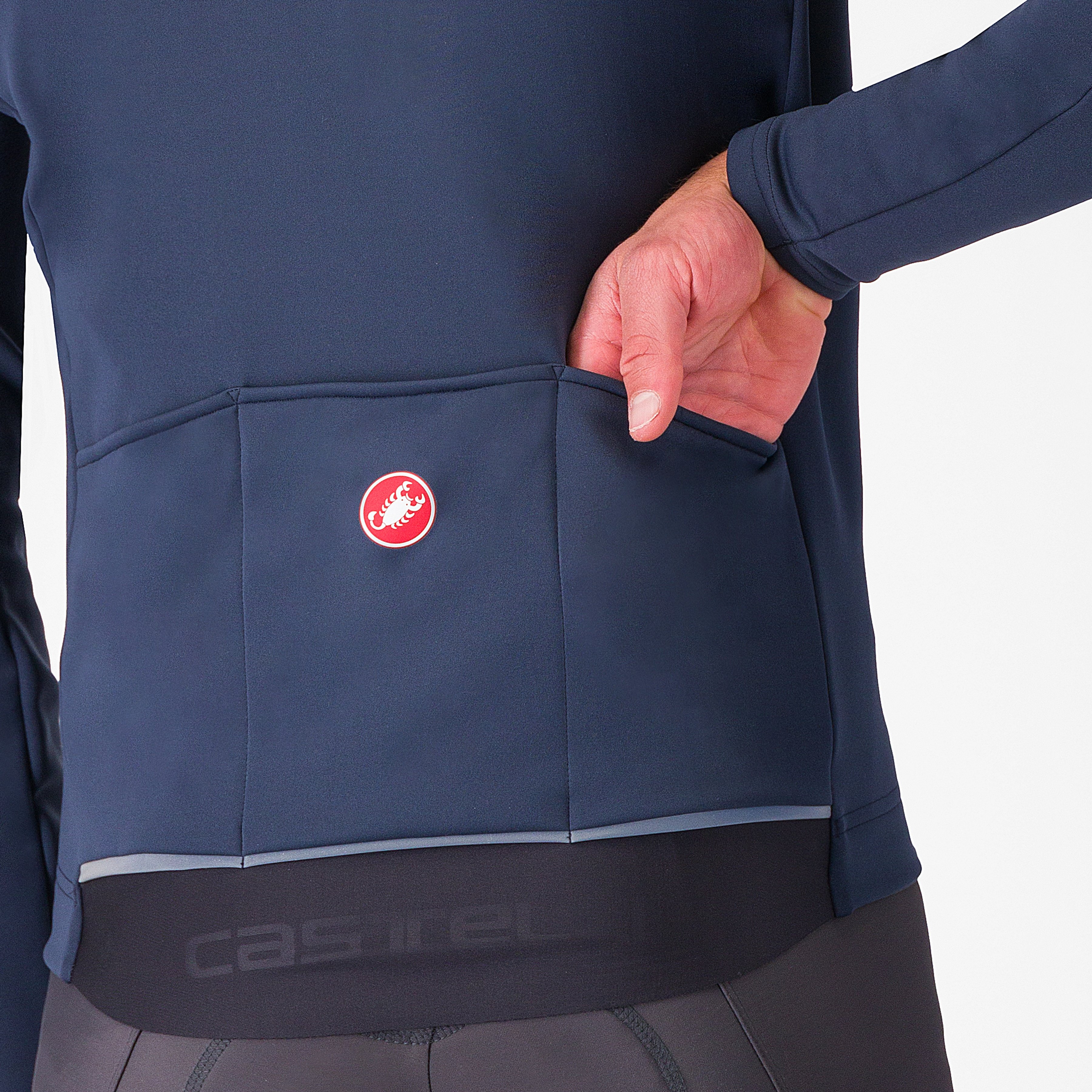 Espresso air jacket - belgian blue - castelli