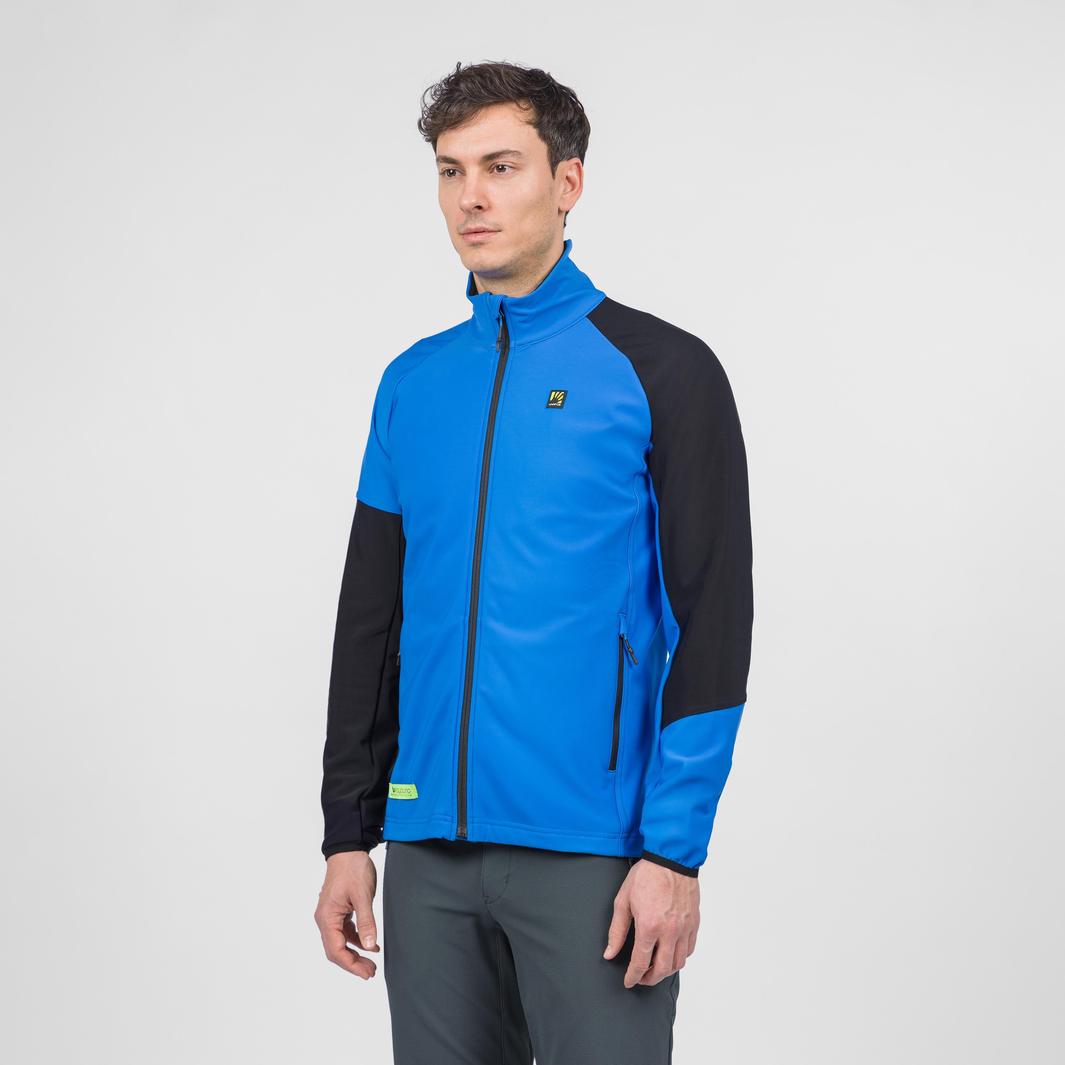 Santino full-zip fleece - french blue black - karpos