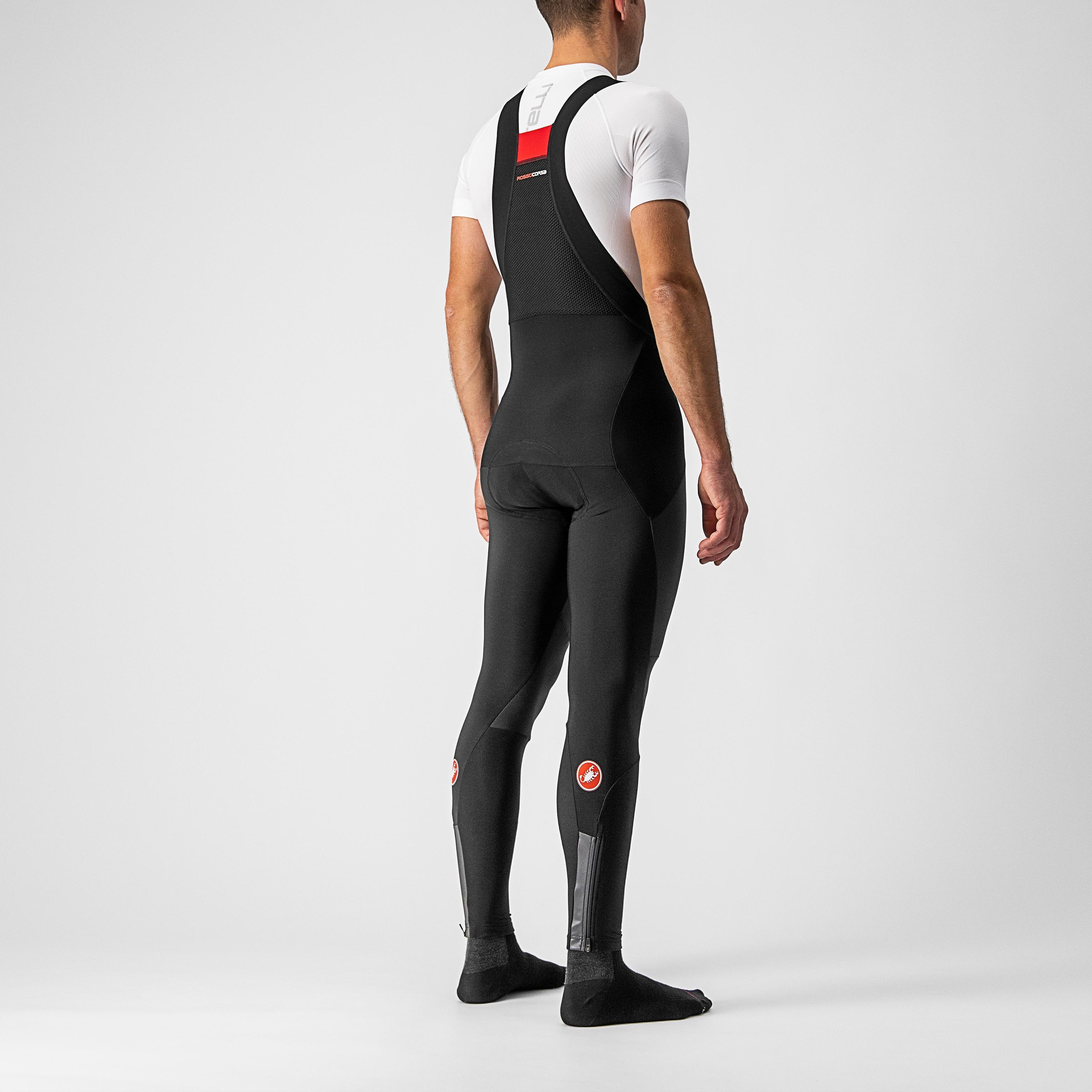 Sorpasso ros wind bibtight - black - castelli