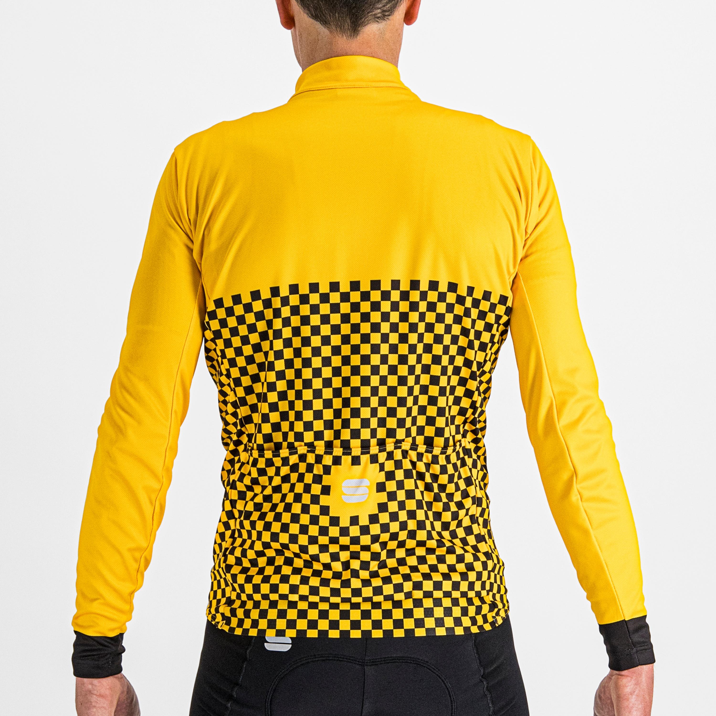 Checkmate thermal jersey - yellow black - sportful