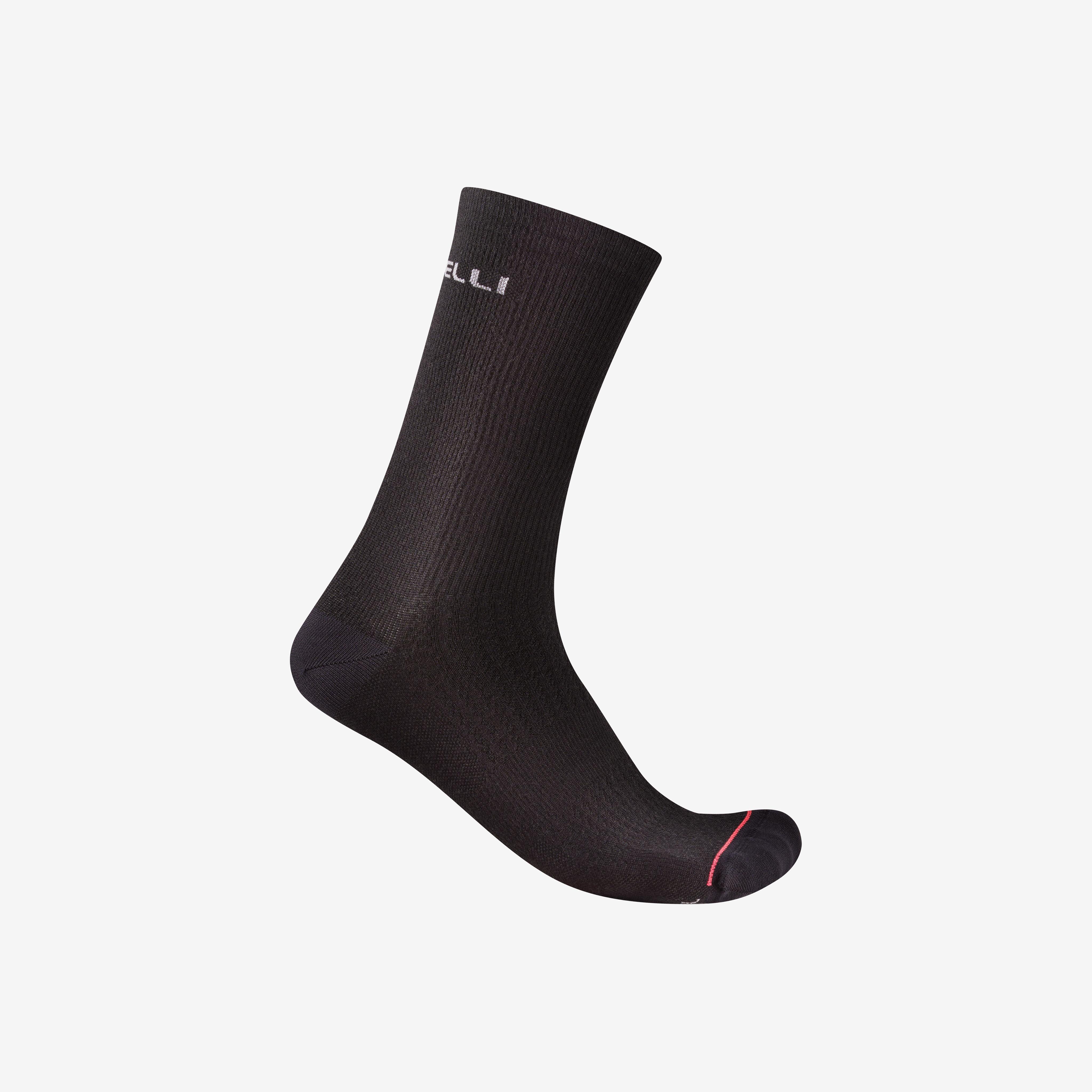 Bandito 2 merino 18 sock - black - castelli