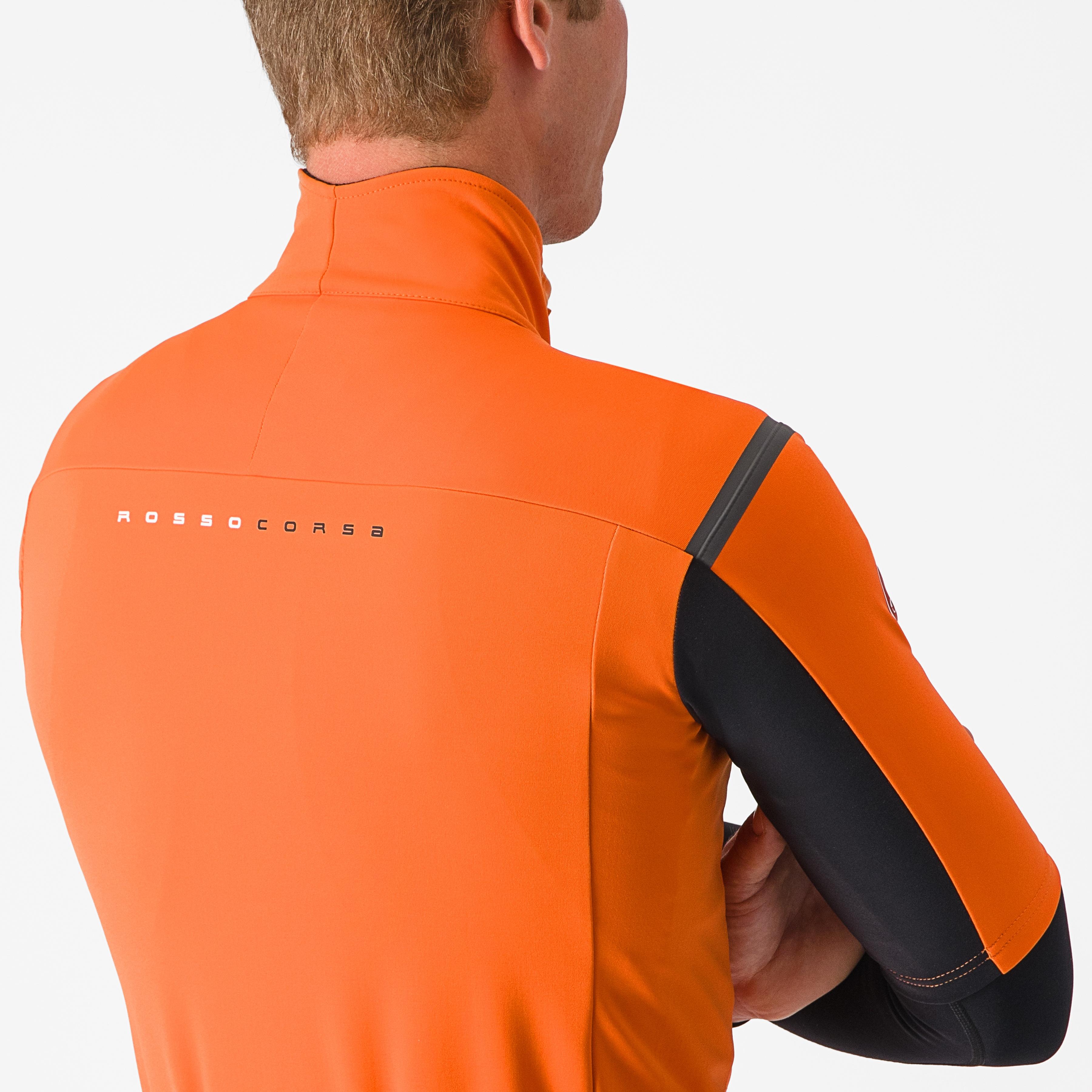 Gabba ros 2 - red orange/dark gray - castelli