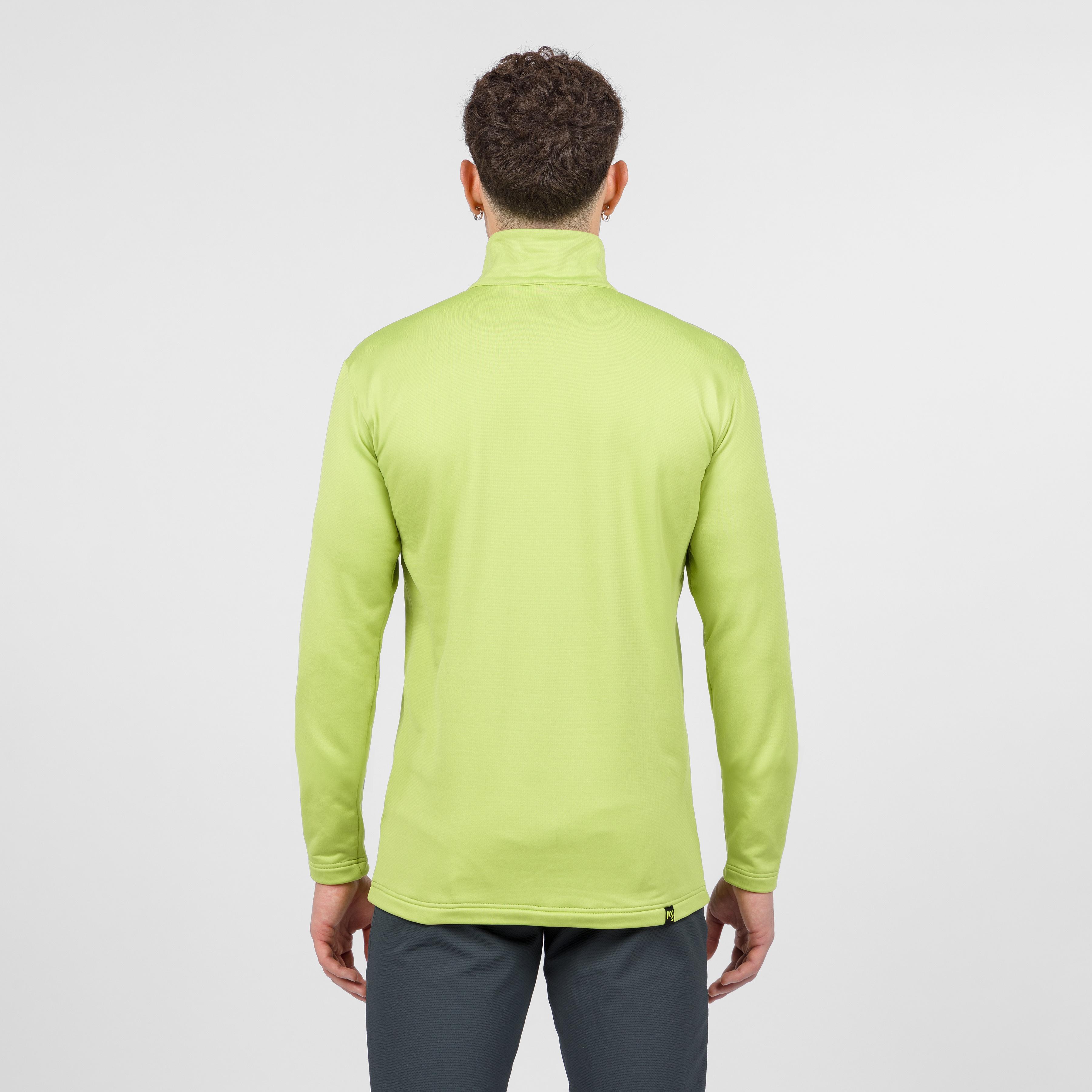 Pizzocco evo half zip fleece - dark citron - karpos