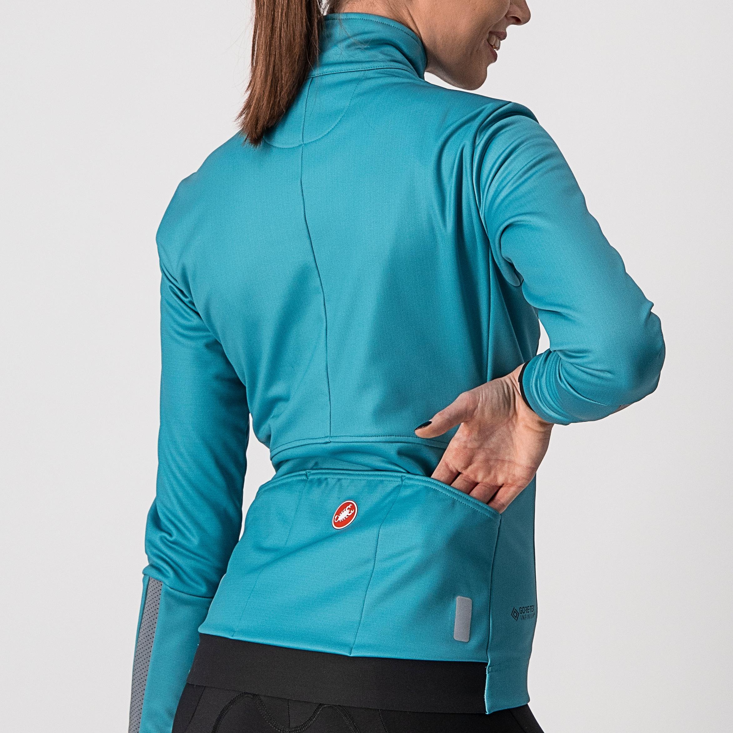 Dinamica jacket - teal blue/silver reflex - castelli