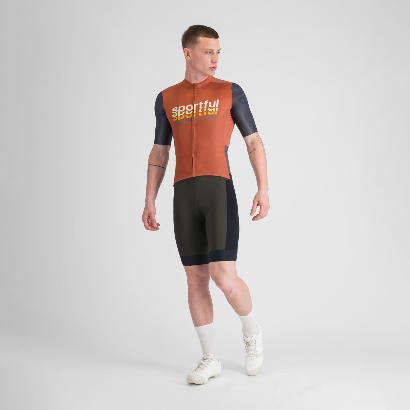 Supergiara 2 logo jersey - sienna glow - sportful