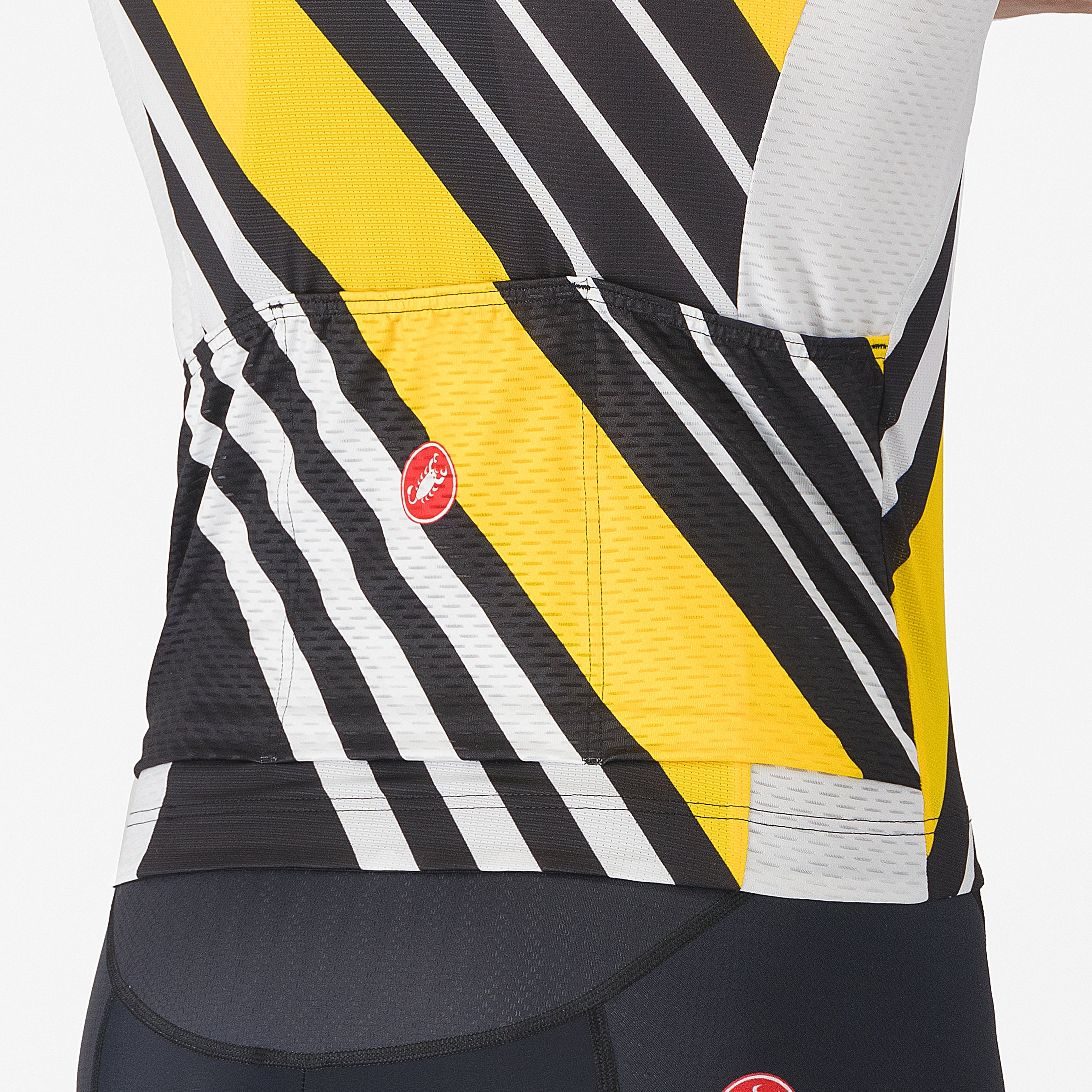 Heritage jersey - black/white-yellow - castelli