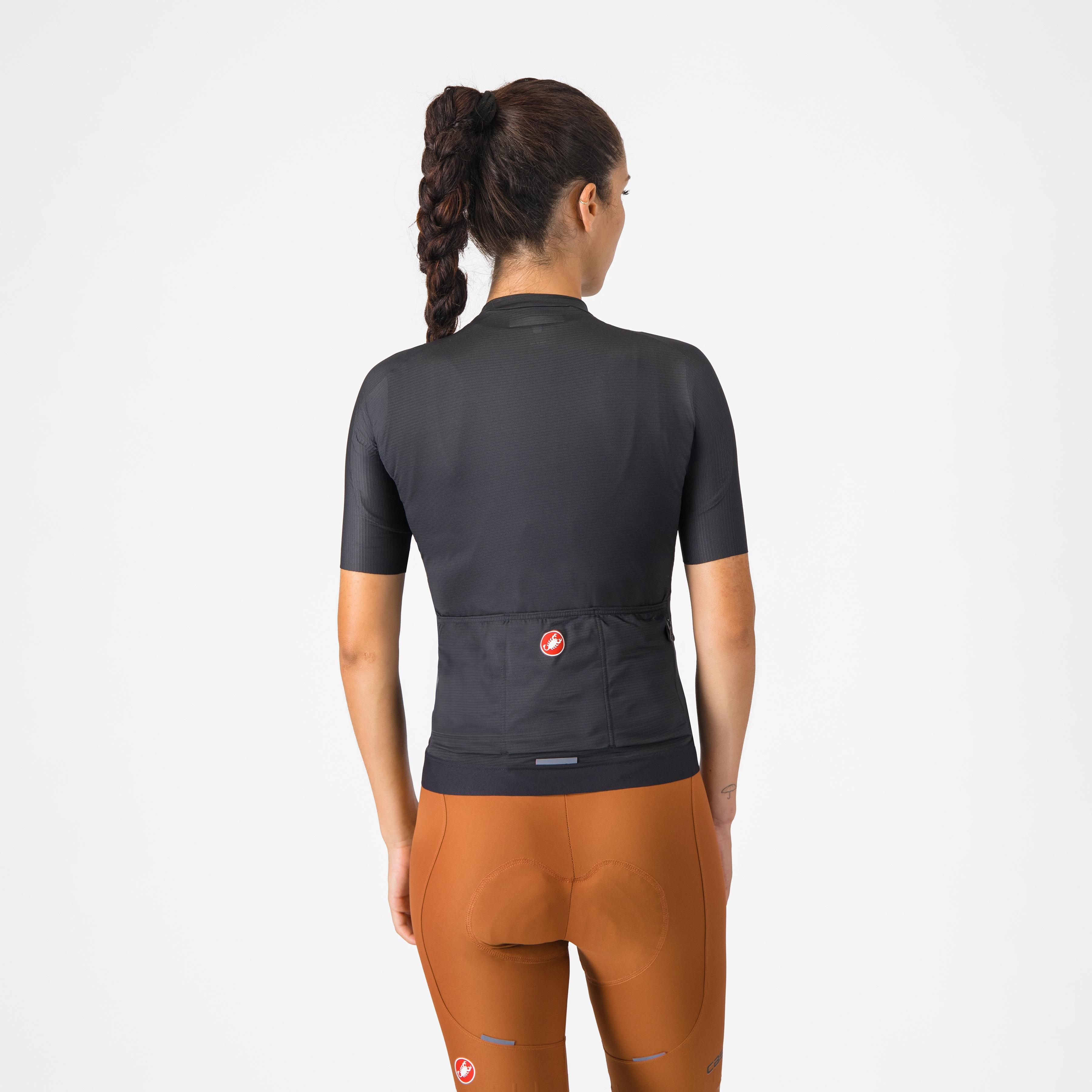 Espresso  w jersey - light black - castelli