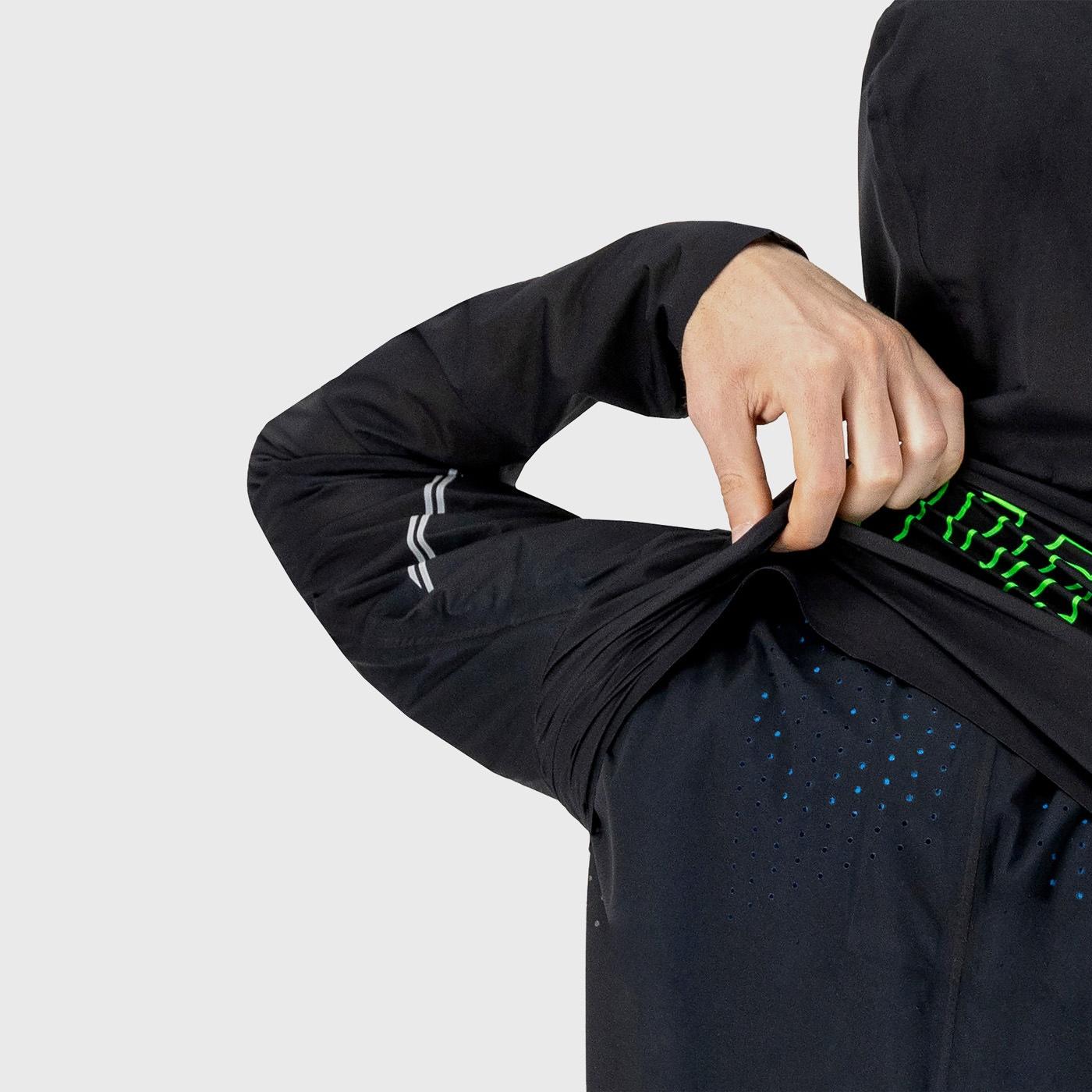 Lavaredo rain jacket - black/green fluo - karpos