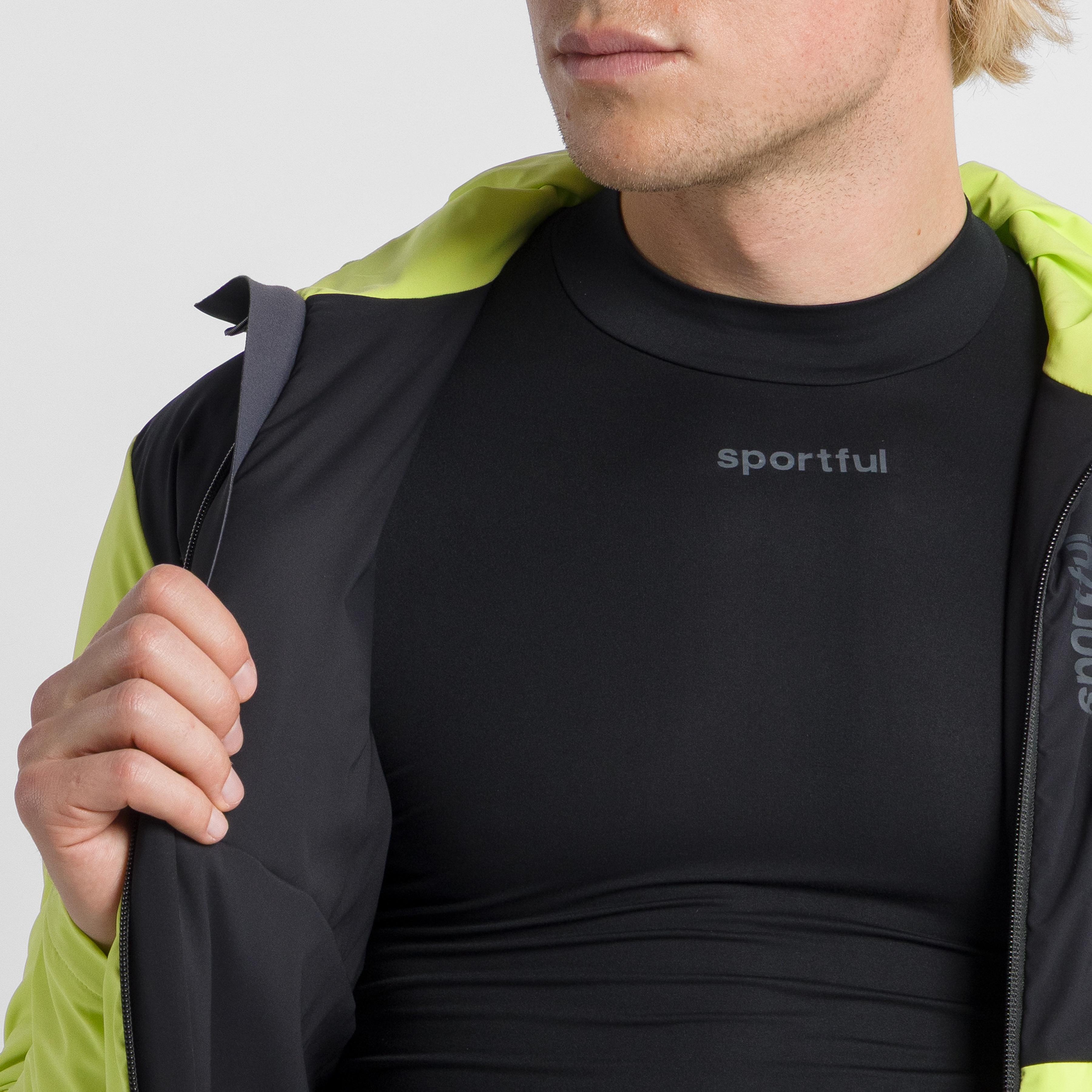 Cardio insulated jacket - neon whisper/black - sportful