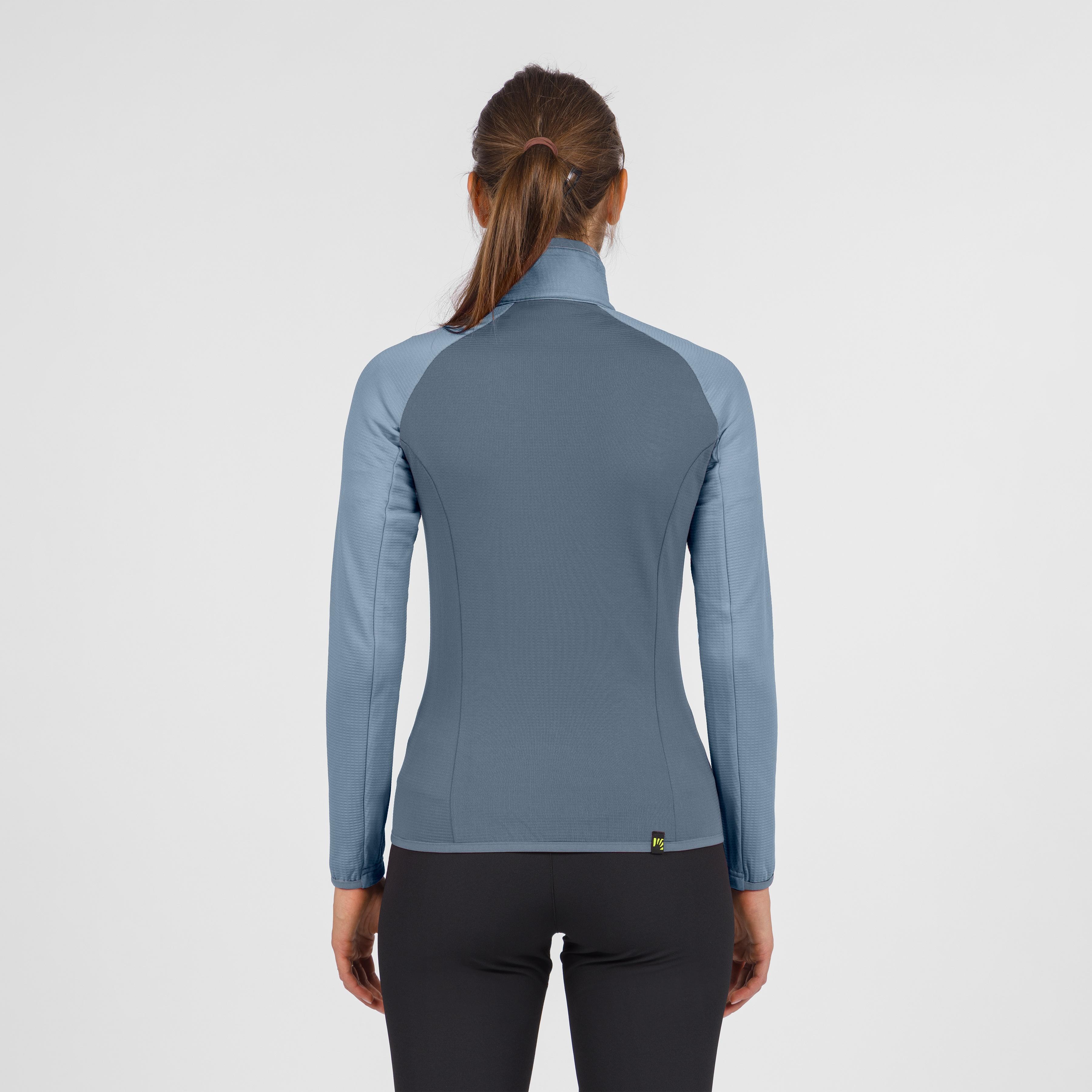 Odle evo w full zip fleece - blue mirage/ashley blue - karpos