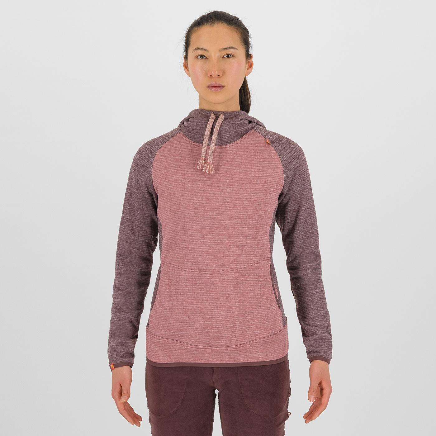 Camoscio w hoodie - deco rose/huckleberry - karpos