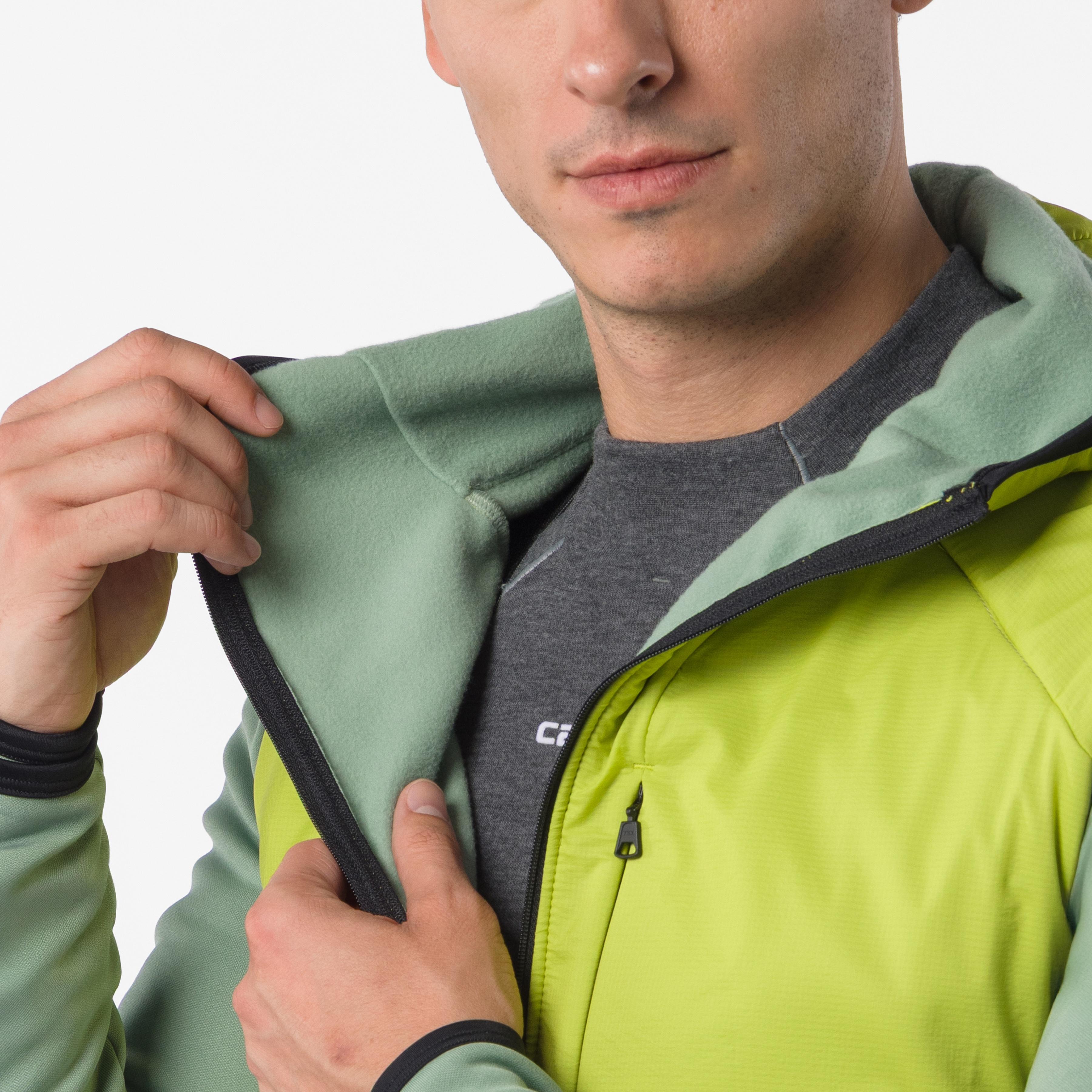 Unltd roam hoodie - green pepper/kiwi - castelli
