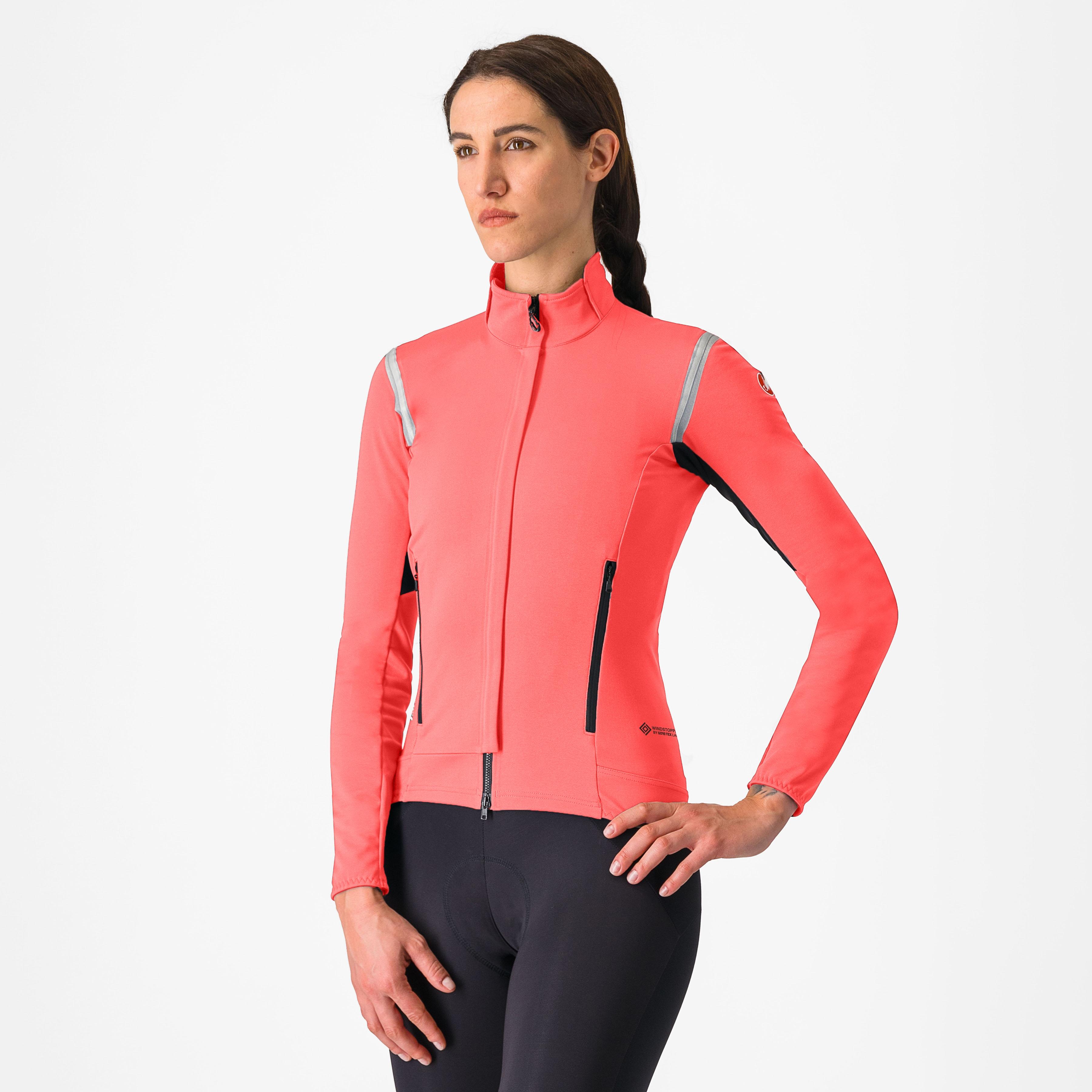 Perfetto ros 2 w jacket - brilliant pink/silver reflex - castelli