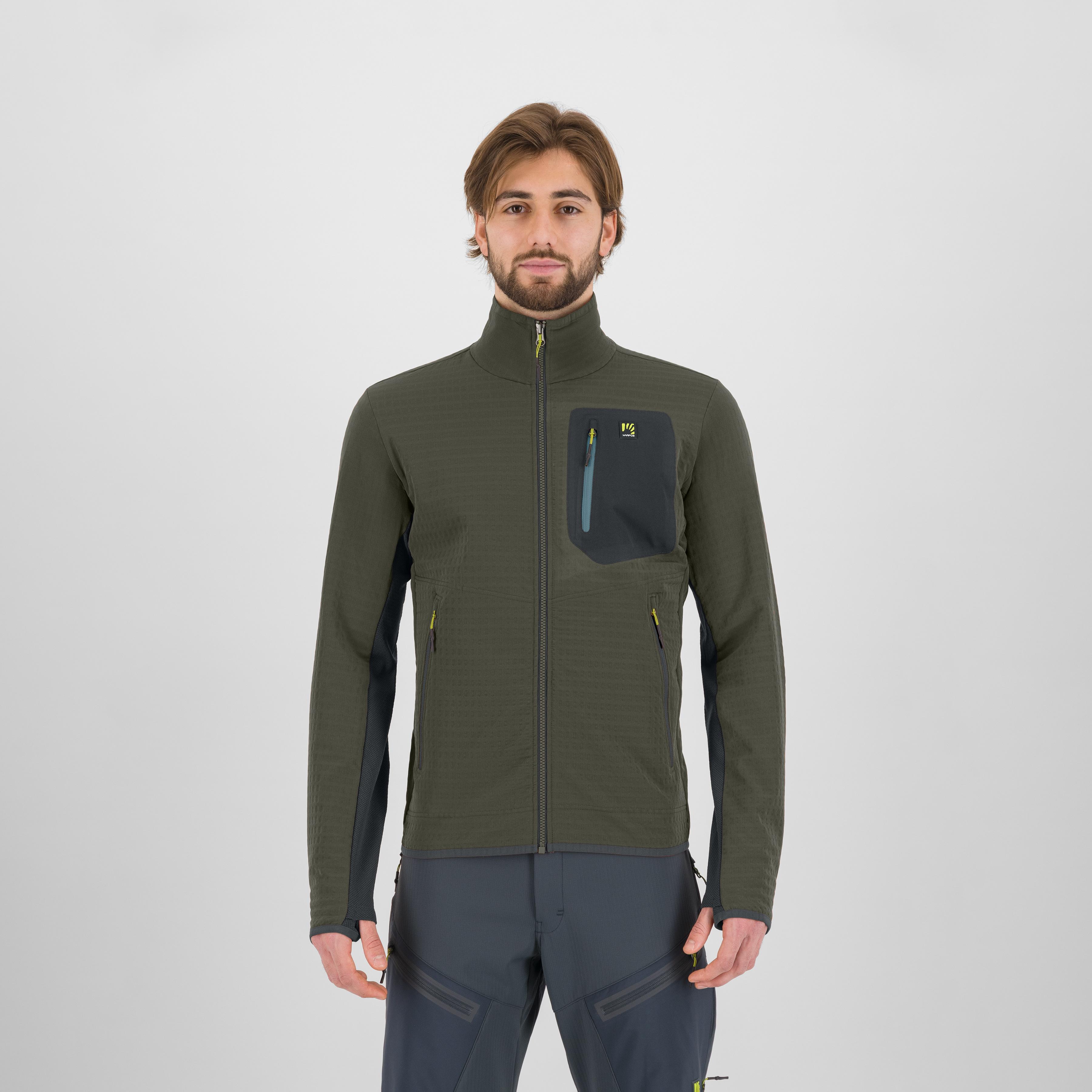 Marmolada fleece - deep depths/woodl.gray - karpos