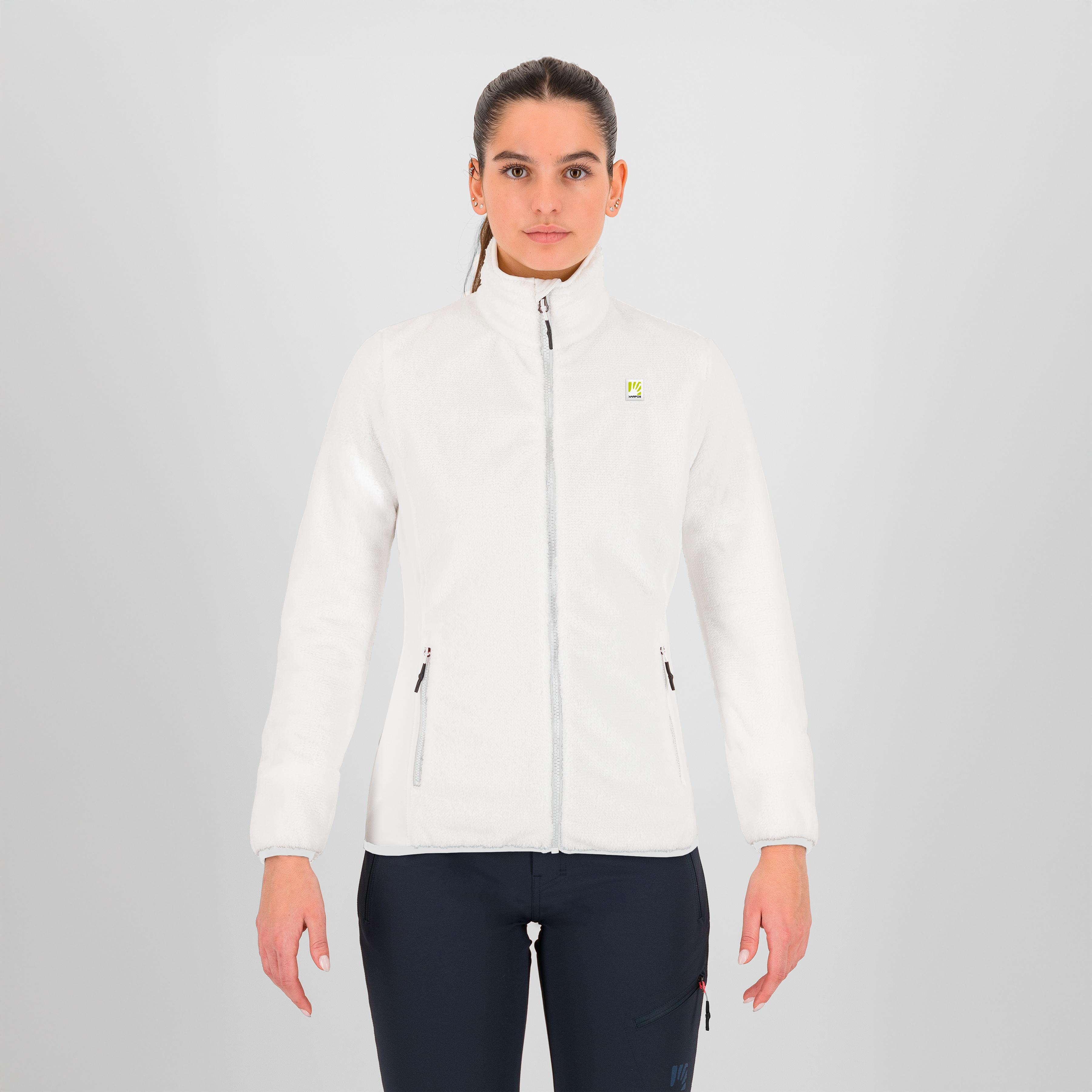 Vertice w  fleece - bright white - karpos