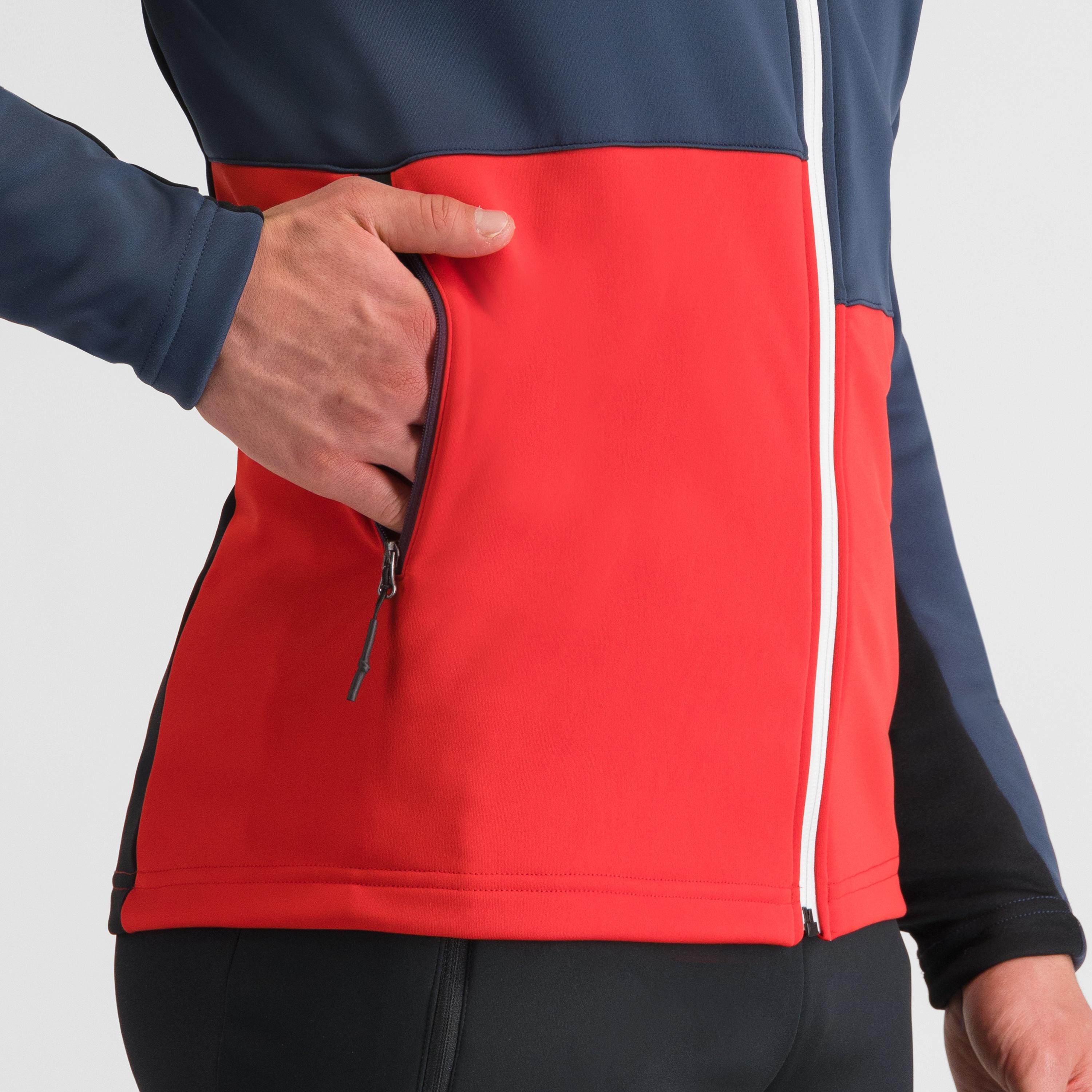 Engadin jacket - galaxy blue/tango red - sportful