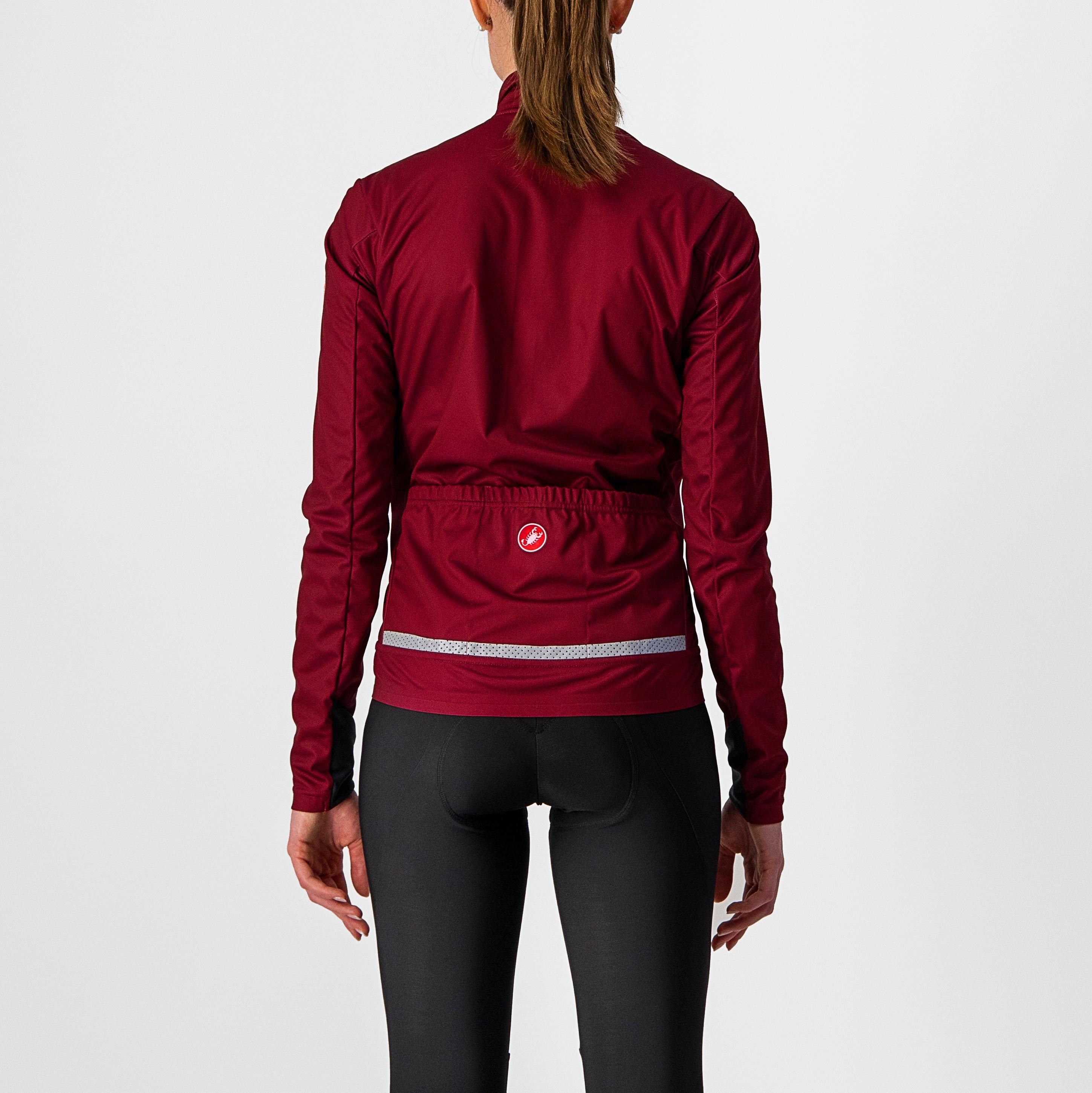 Go w jacket - bordeaux/brilliant pink - castelli
