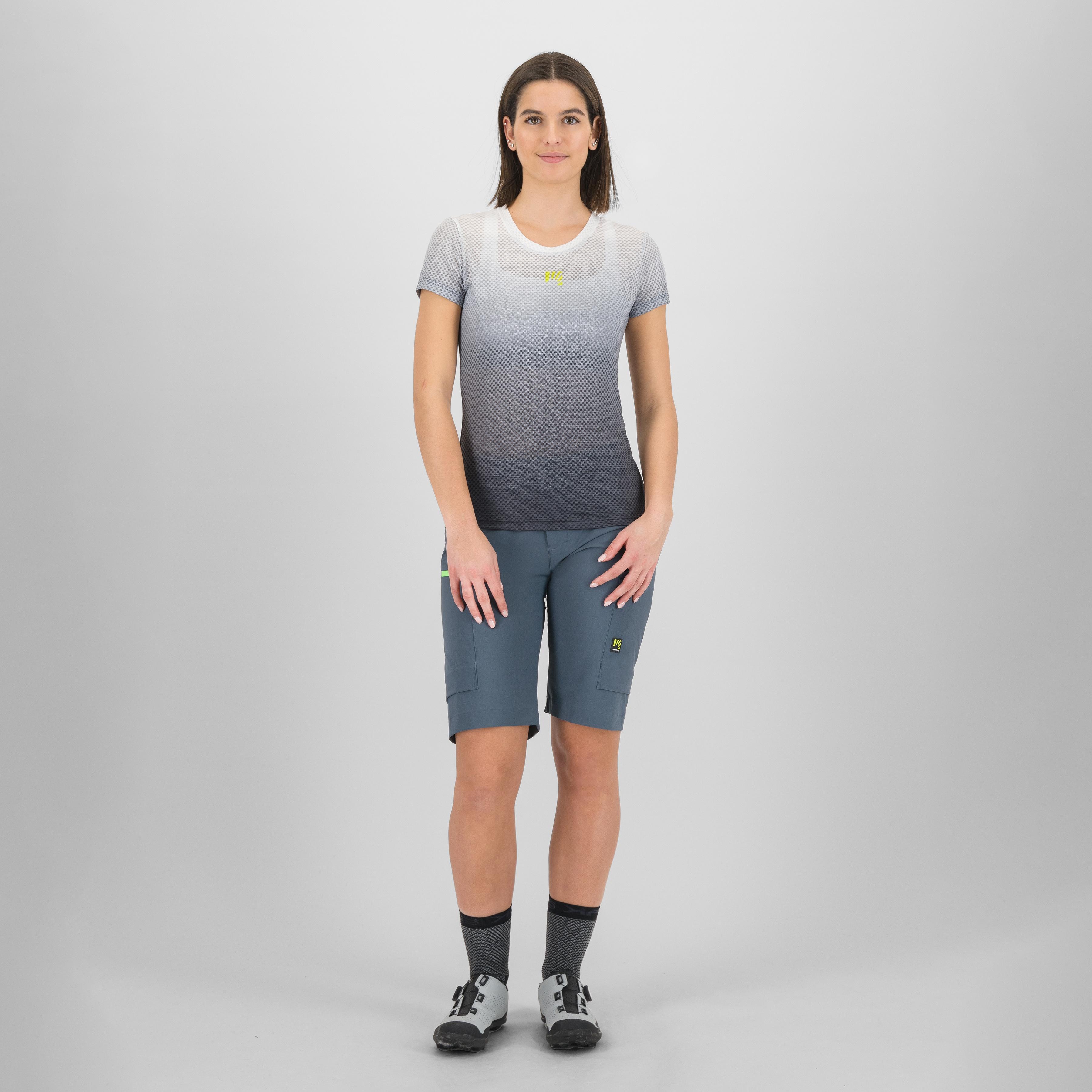 Verve mesh w t-shirt - vulcan/bright white - karpos