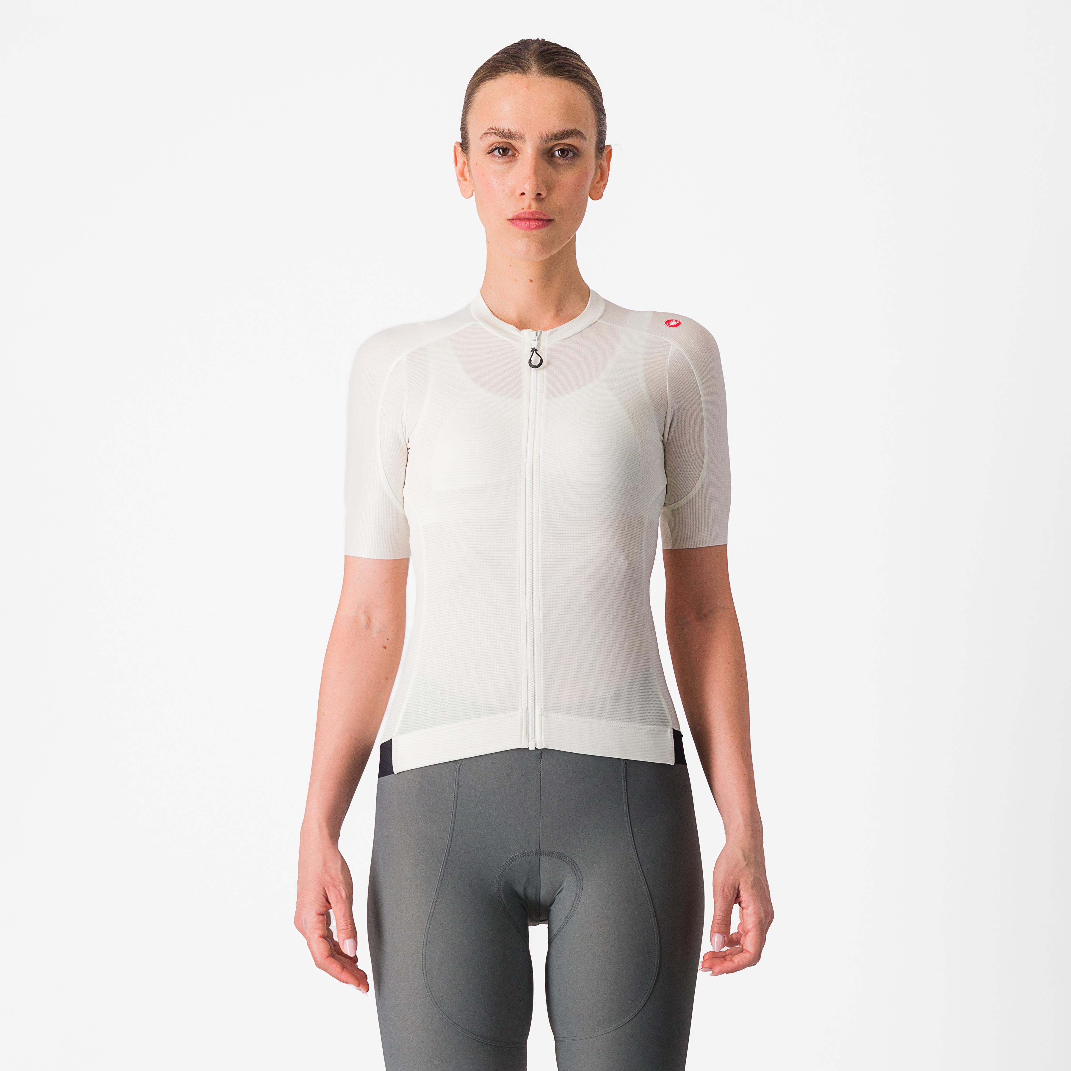Espresso  w jersey - ivory/dark gray - castelli