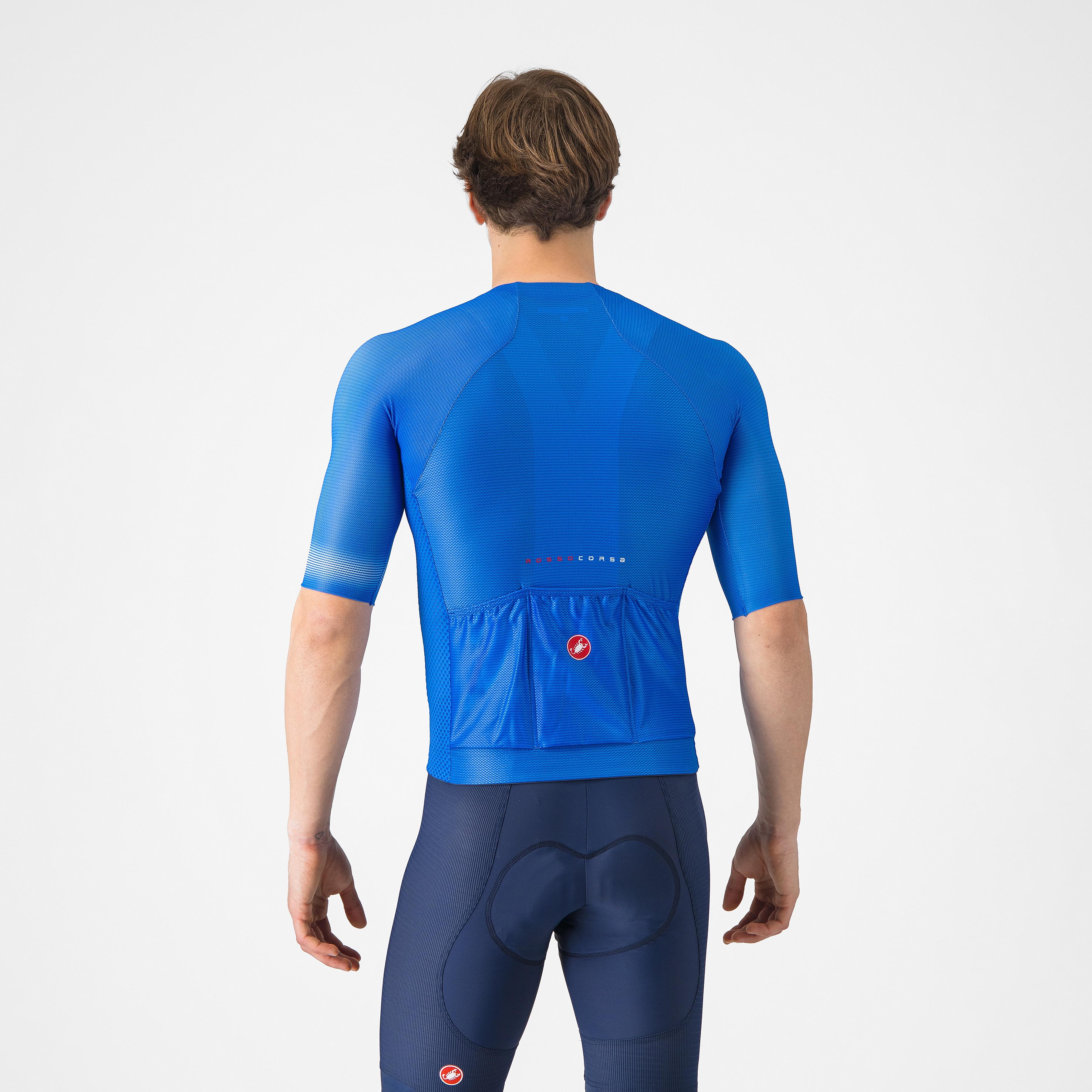 Climber's a/c jersey - azzurro italia/belgian blue - castelli