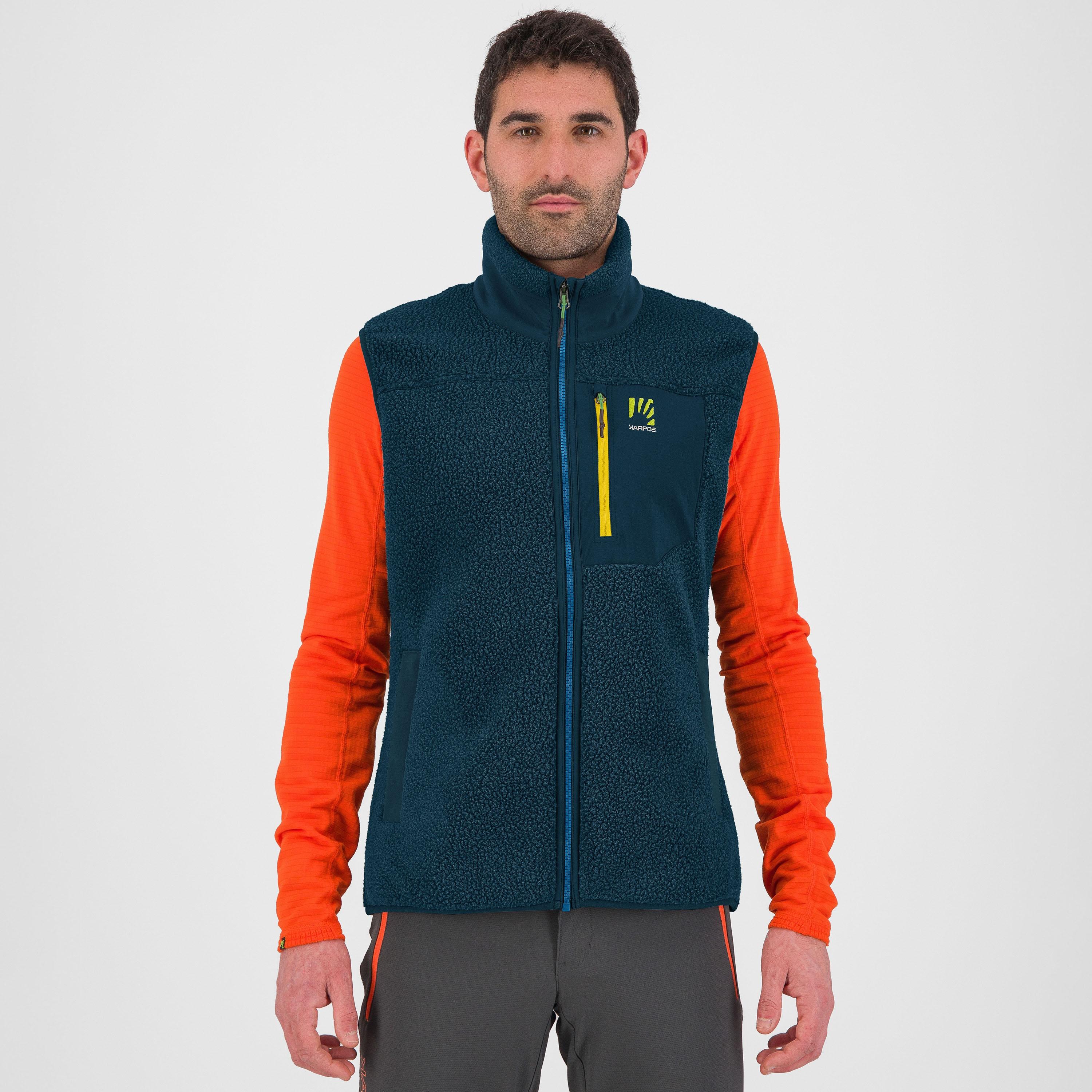 80's fleece vest - midnight - karpos