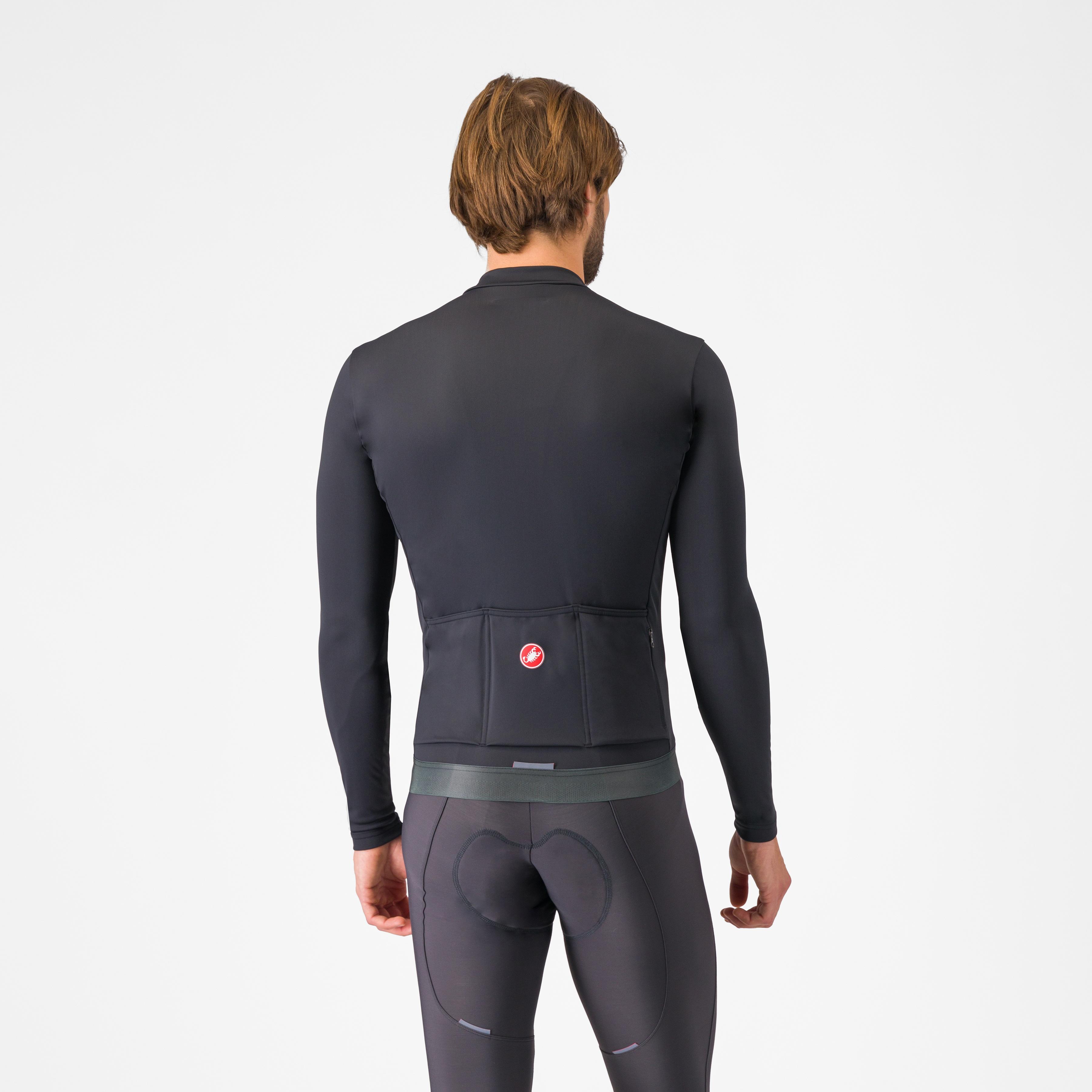 Espresso thermal jersey - light black - castelli