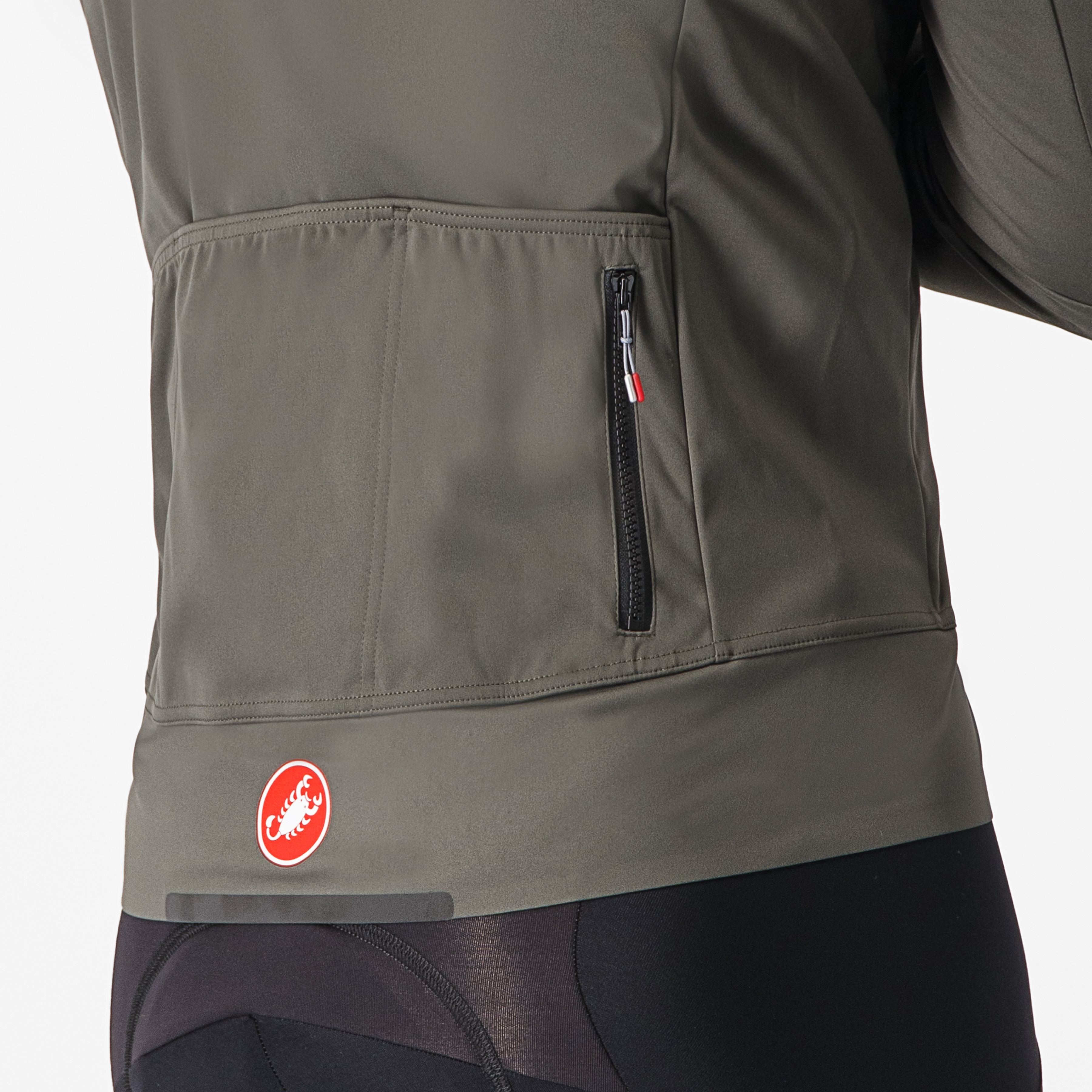 Alpha ultimate insulated jacket - military green/black-electric - castelli
