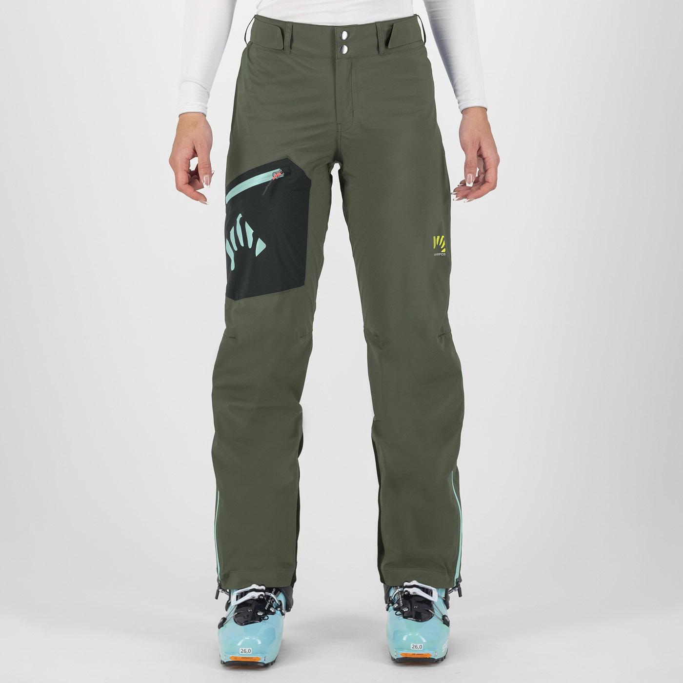 Valsesia shell w pant - thyme/black sand - karpos