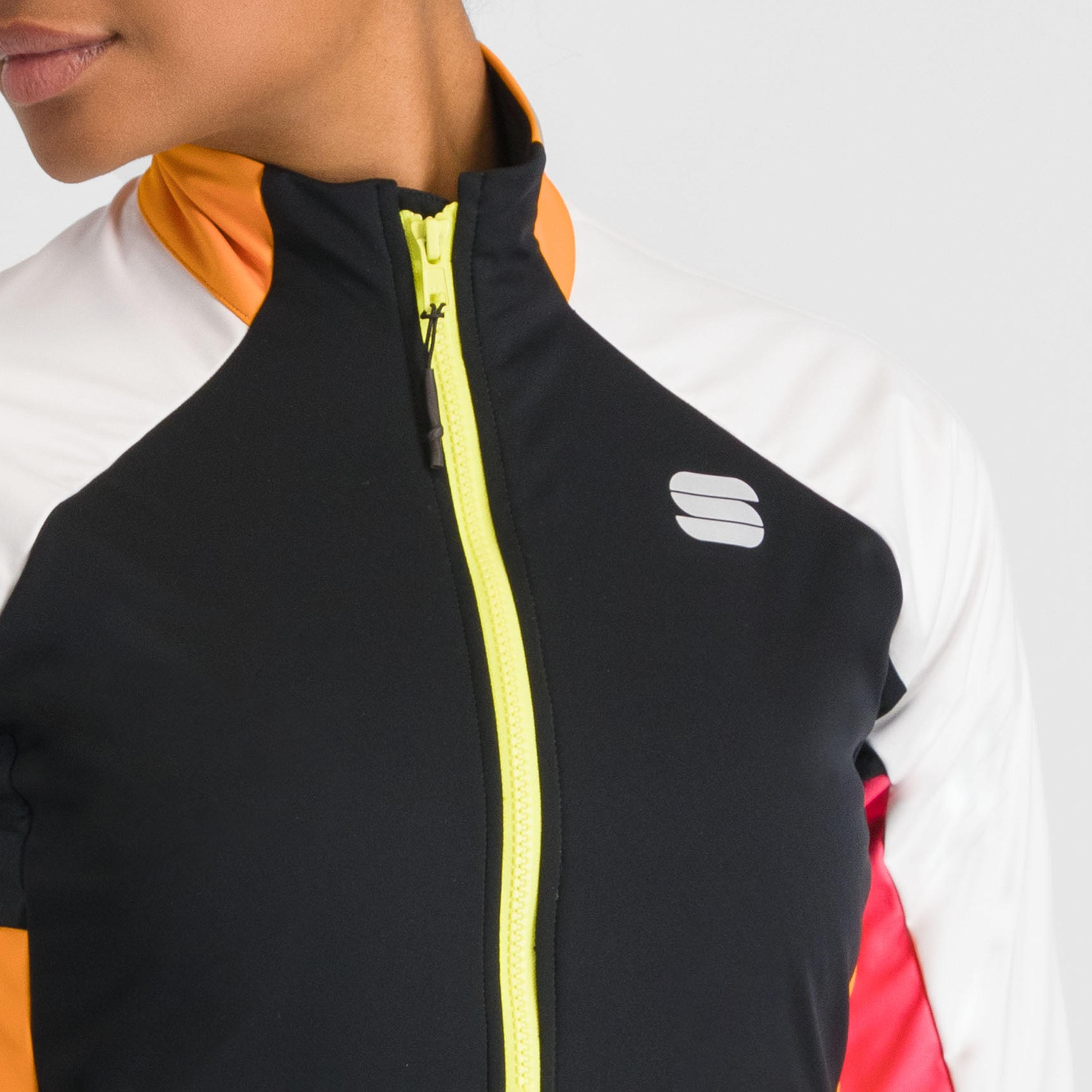Apex w jacket - black/white/yellow/pink - sportful