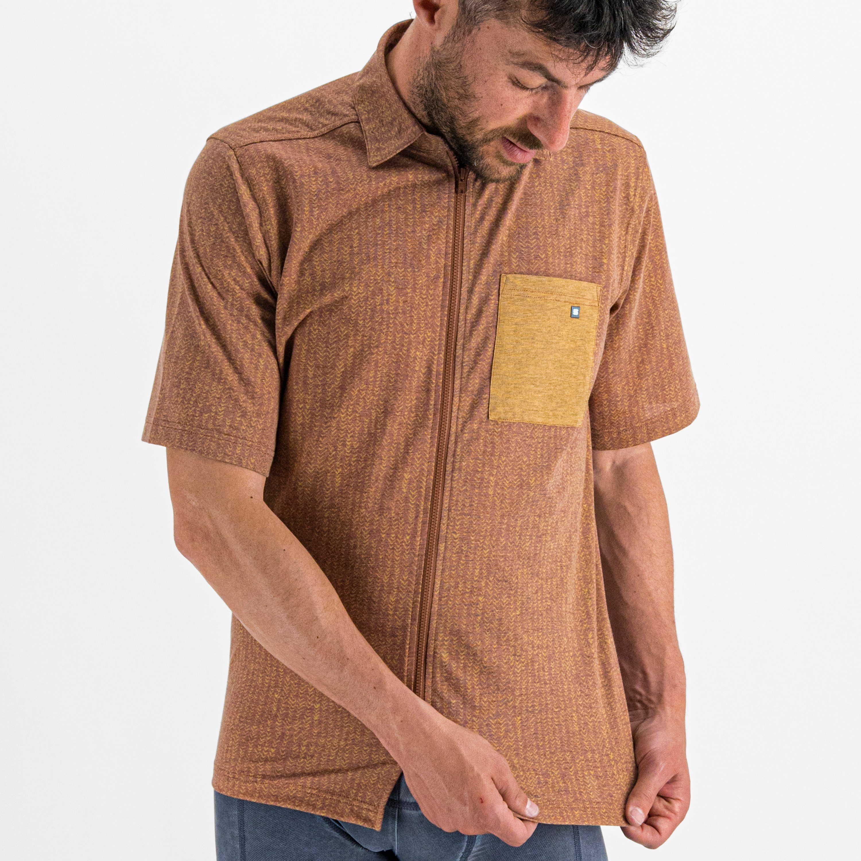 Indigo shirt - cayenna red - sportful