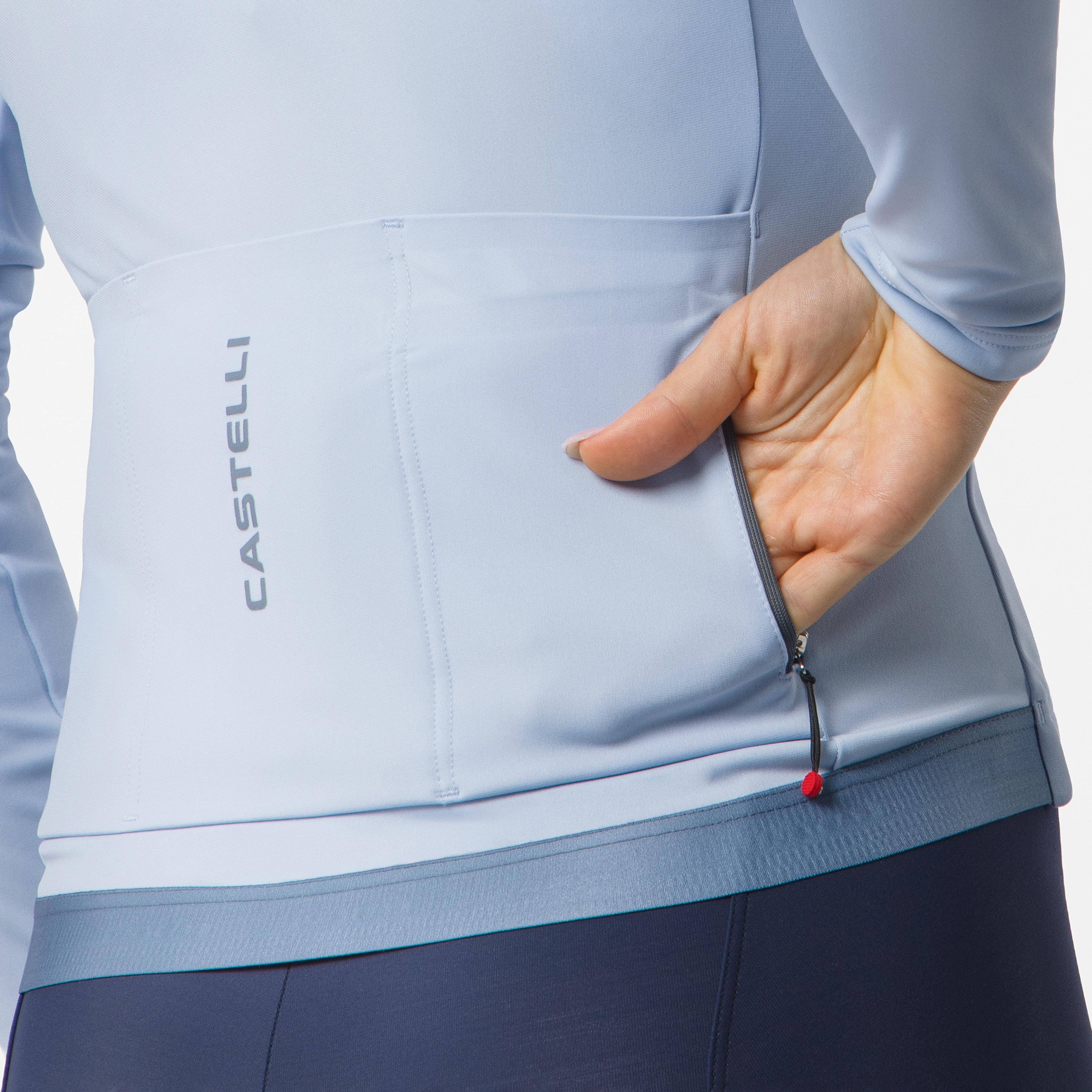 Espresso thermal 2 w jersey - steel fade - castelli