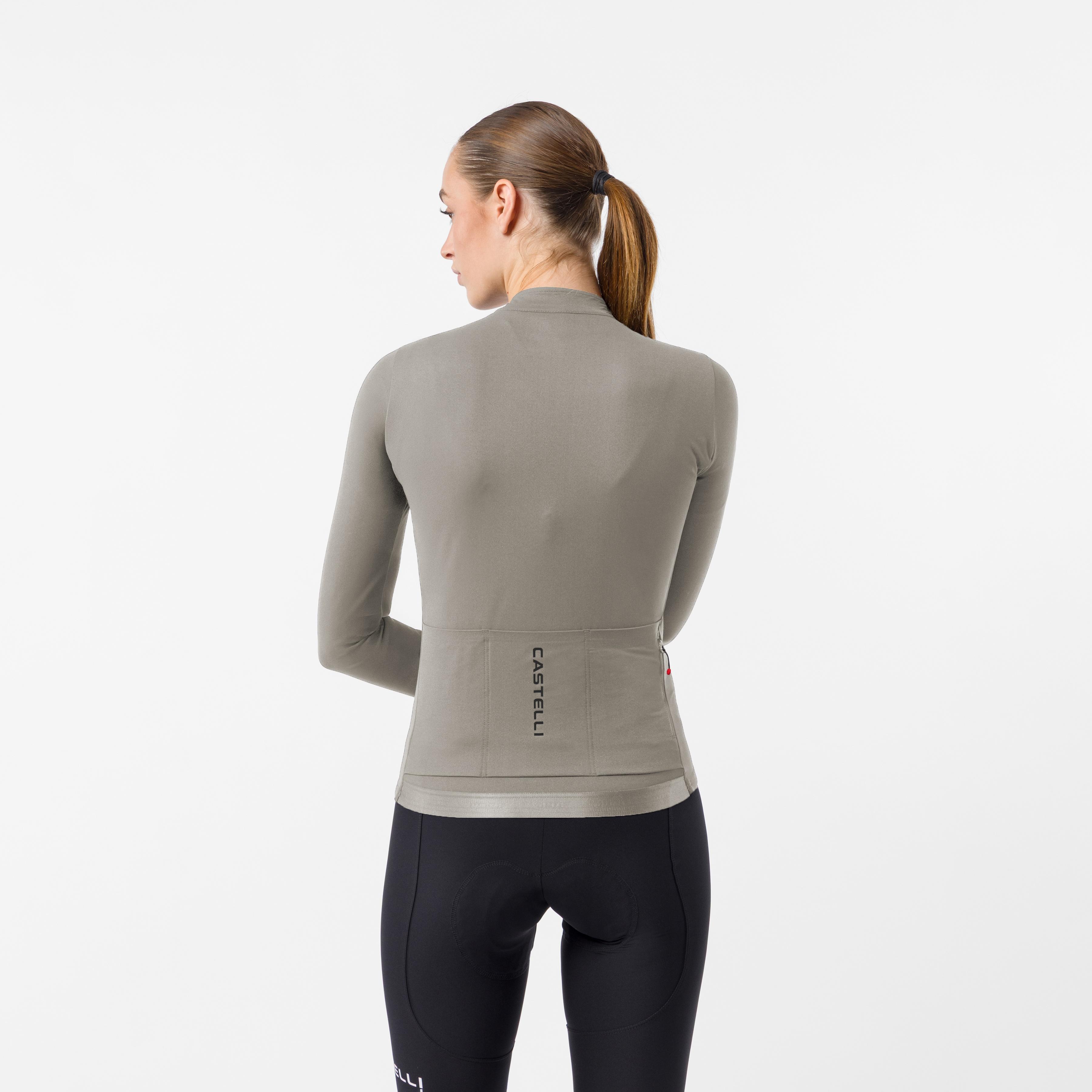 Thermowoven w ls jersey - silver moon - castelli