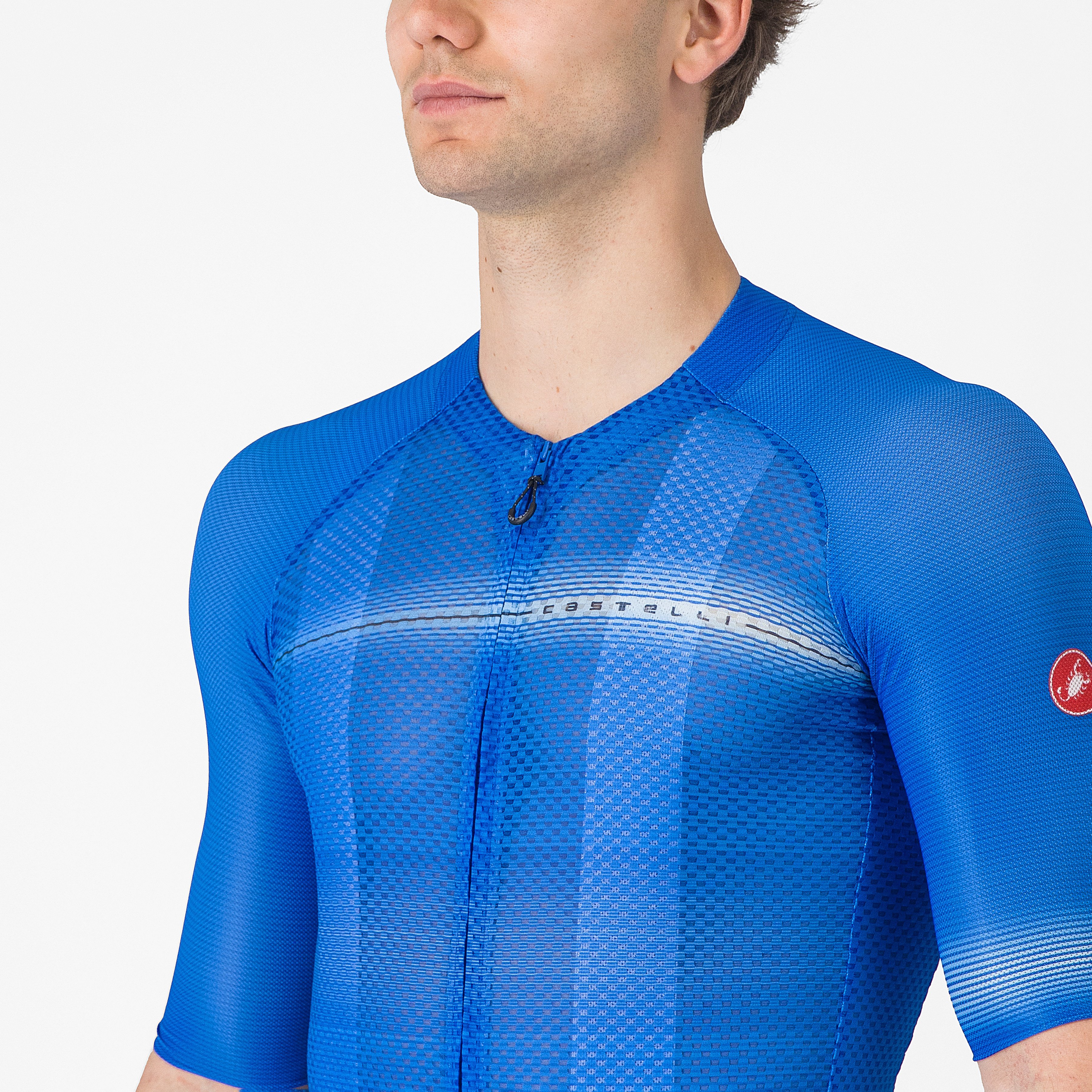 Climber's a/c jersey - azzurro italia/belgian blue - castelli