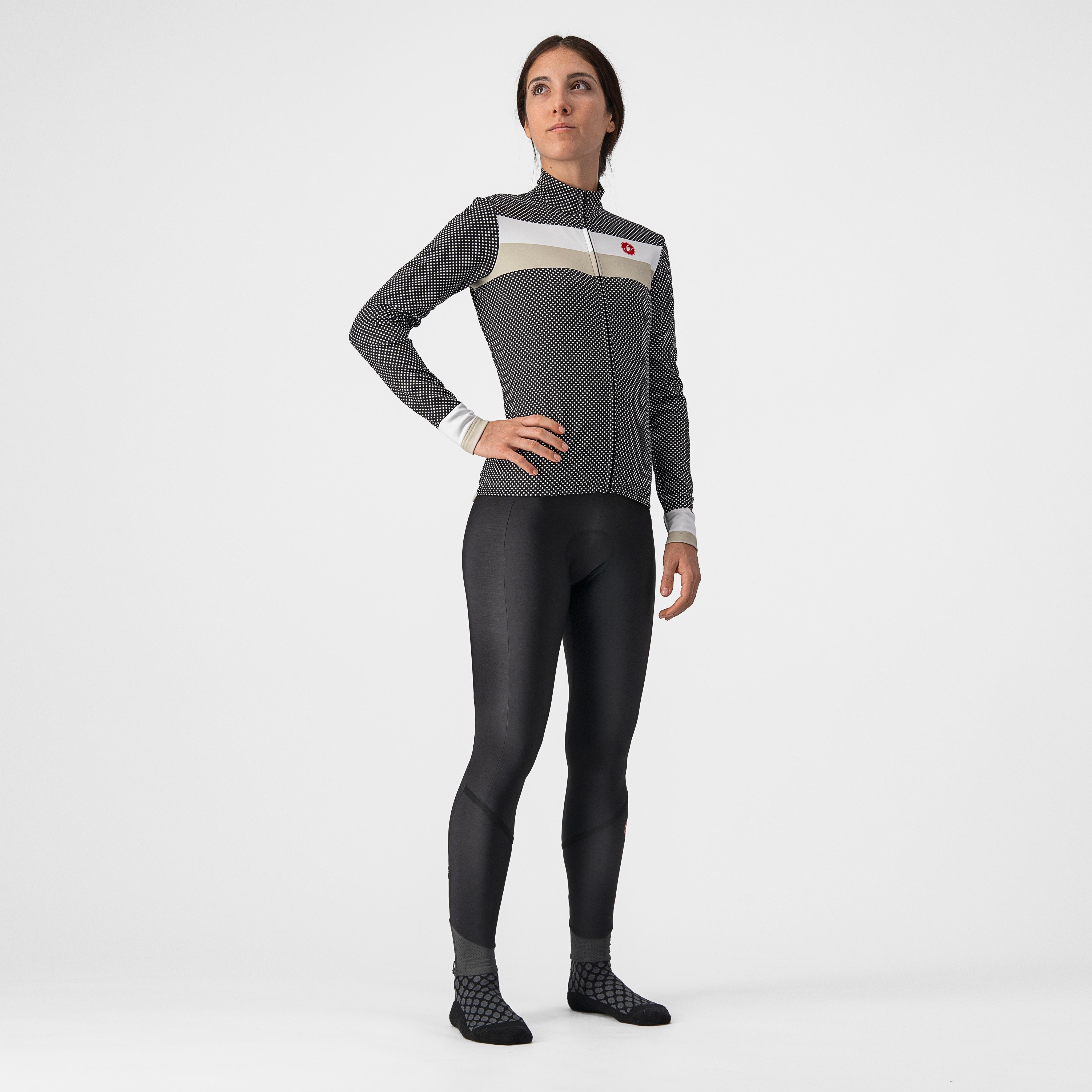 Volare ls jersey - black/white-chalk - castelli