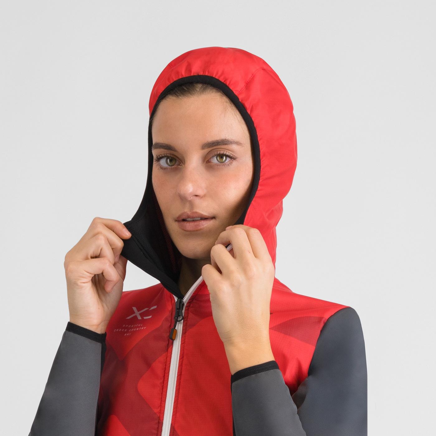 Rythmo w jacket - black oyster/hibiscus - sportful