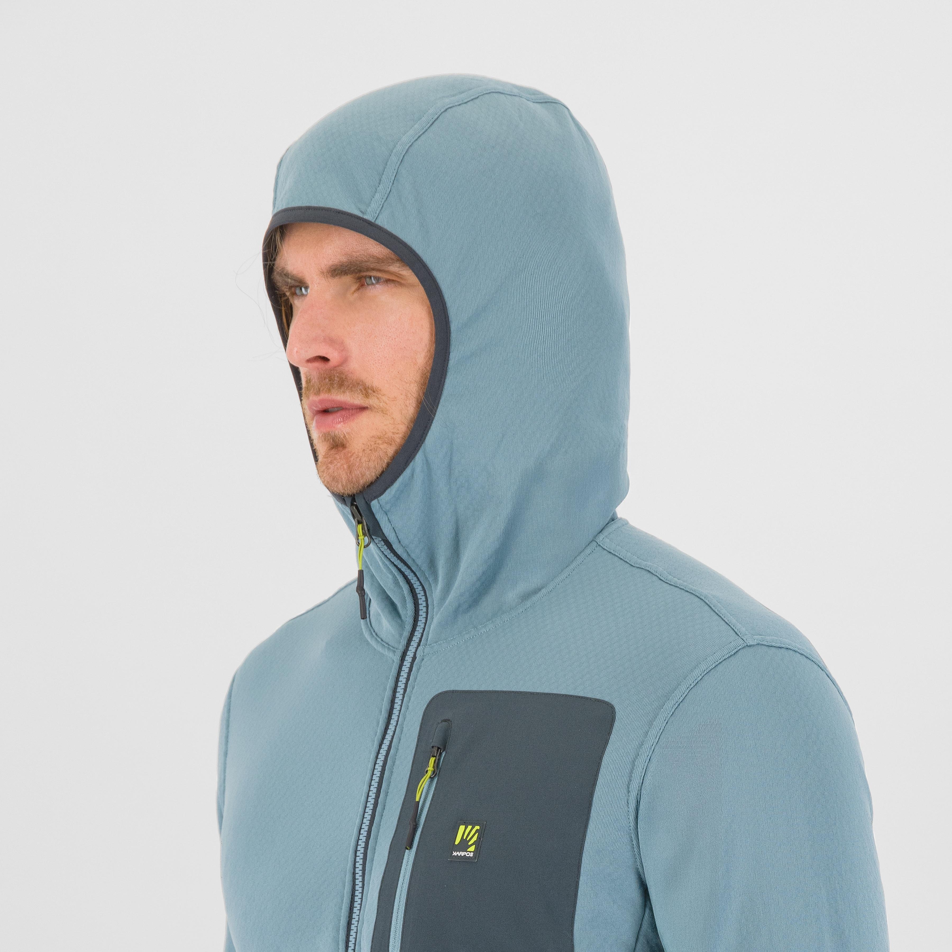 Antermoia hoodie fleece - smoke blue/woodl.gray - karpos