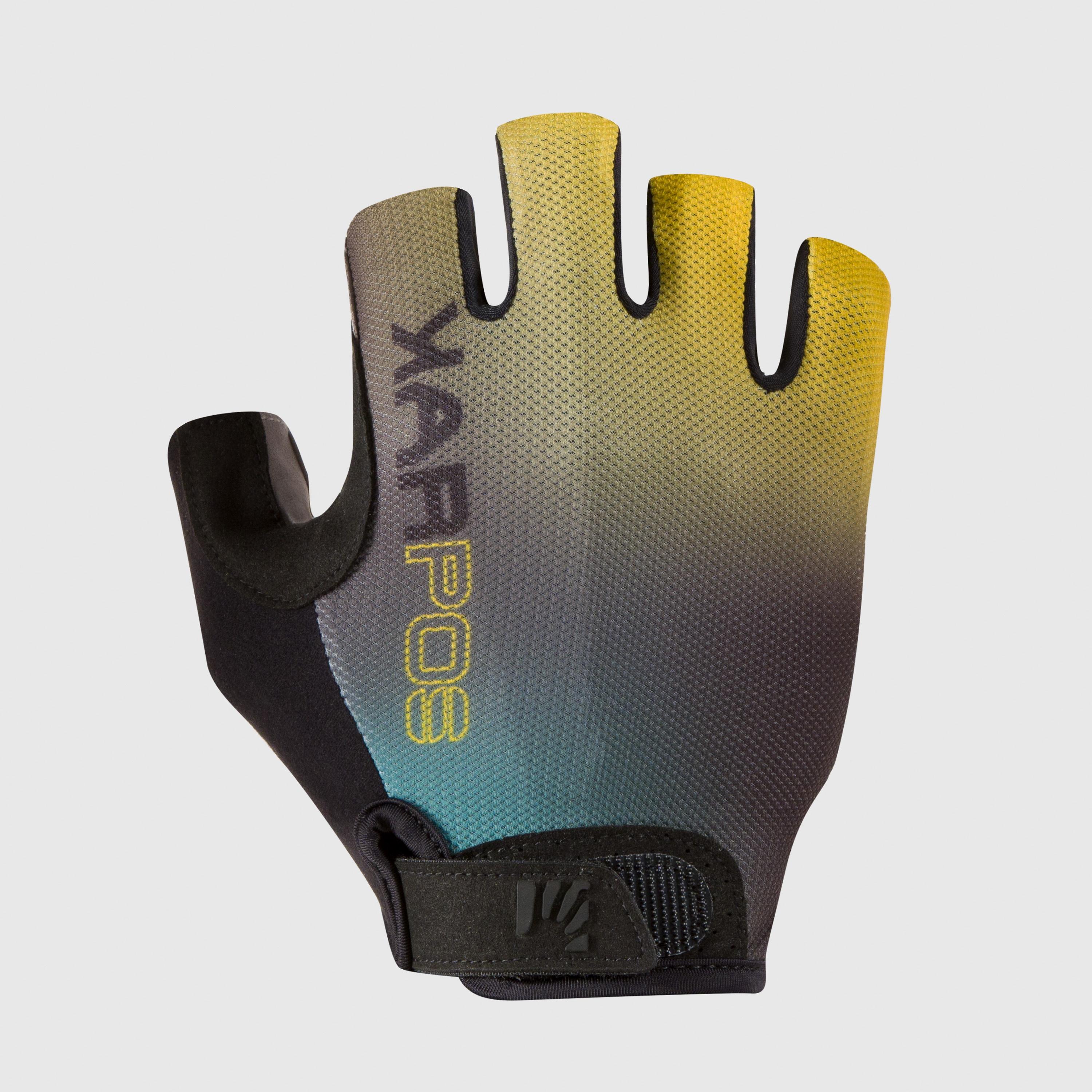 Federia 1/2 fingers glove - north atl/black/l.curry - karpos