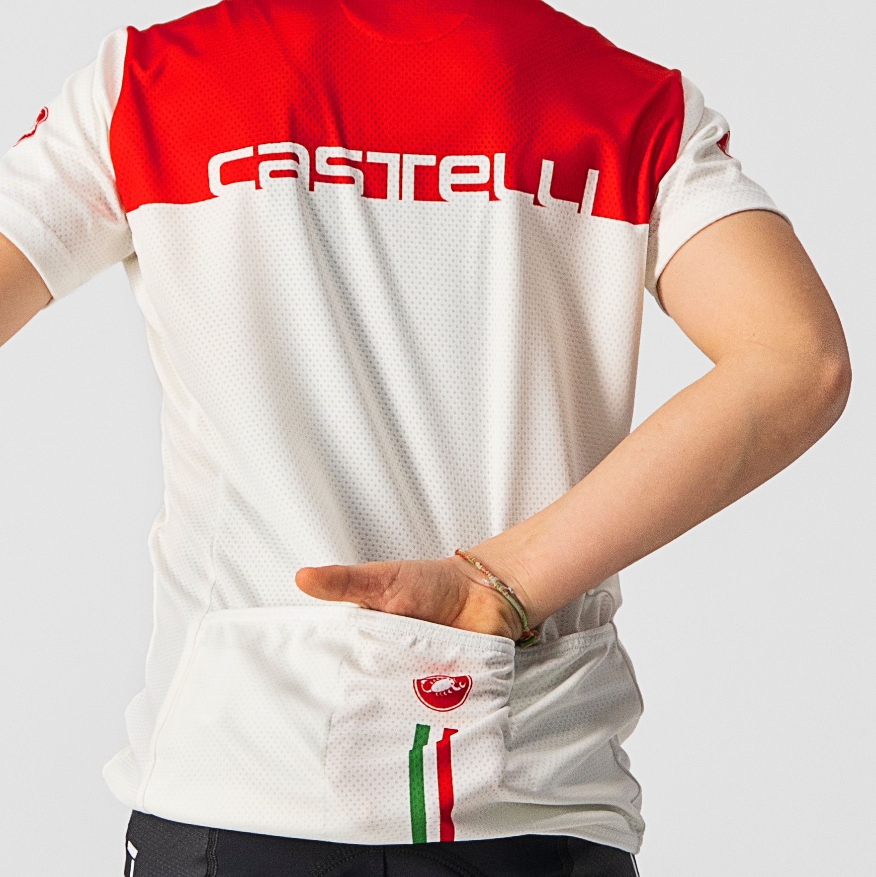 Neo prologo jersey - ivory/red - castelli