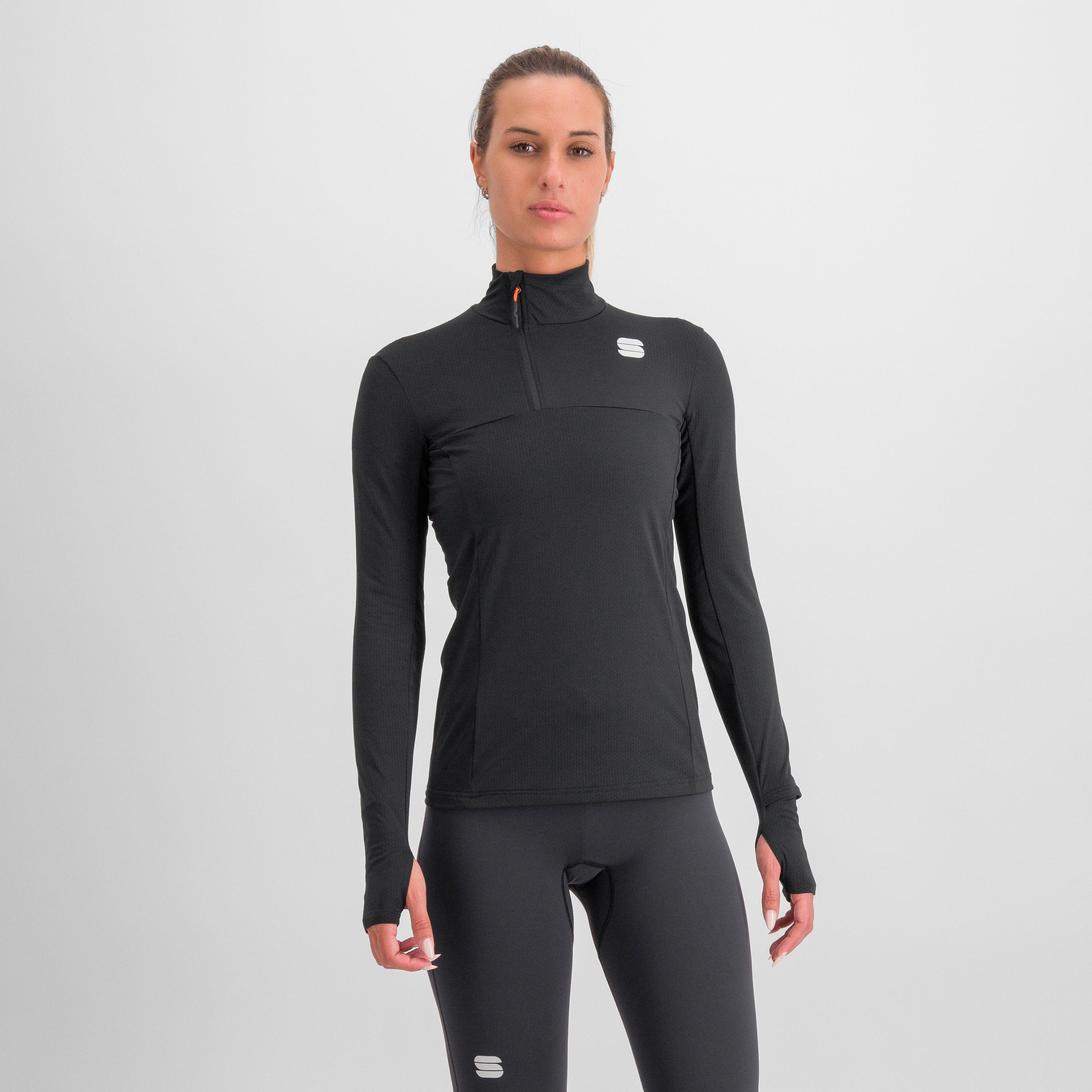 Cardio tech w jersey long sleeve - black - sportful