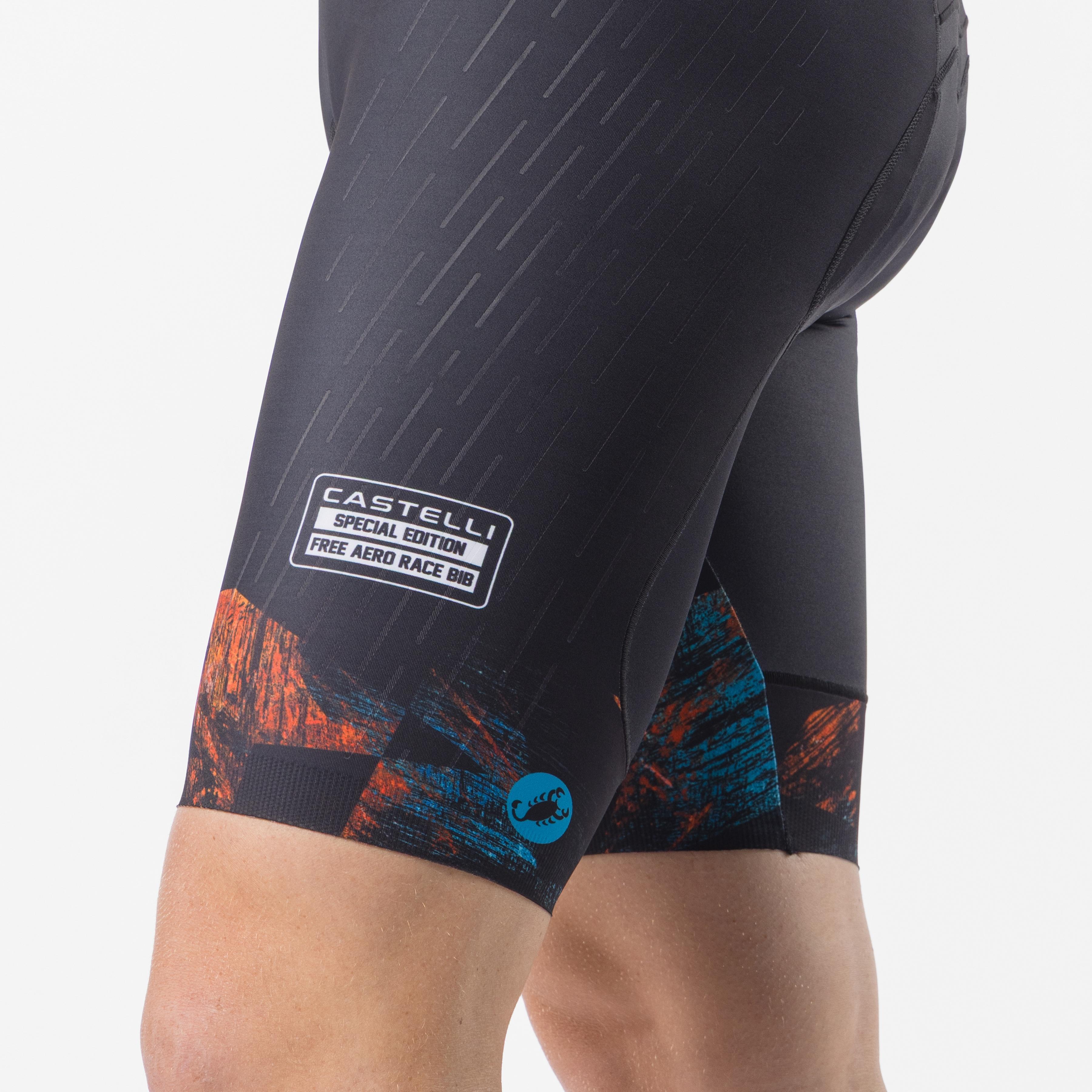 Photofinish free aero race s bibshort - black - castelli