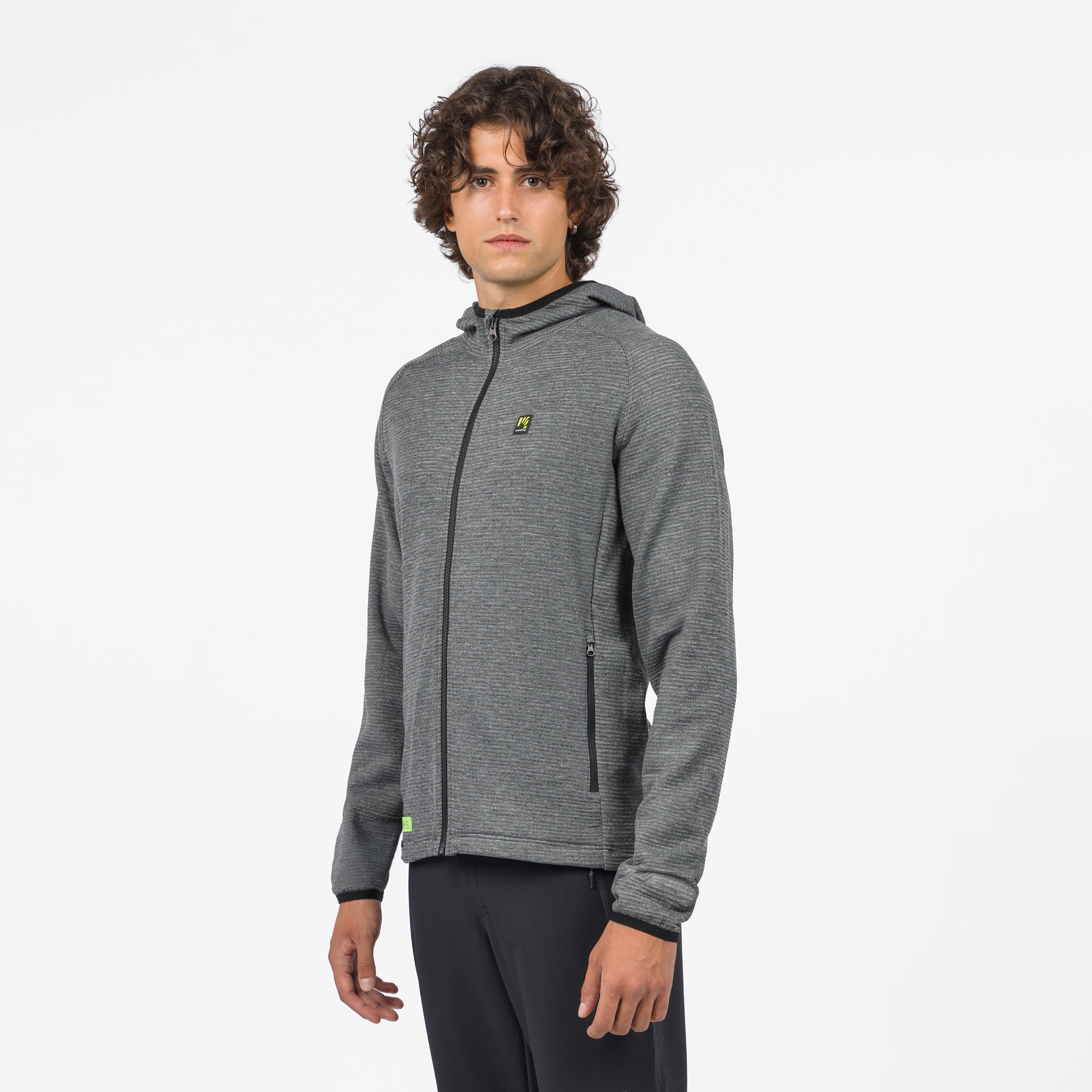 Enzo mgz full zip hoodie - black sand - karpos