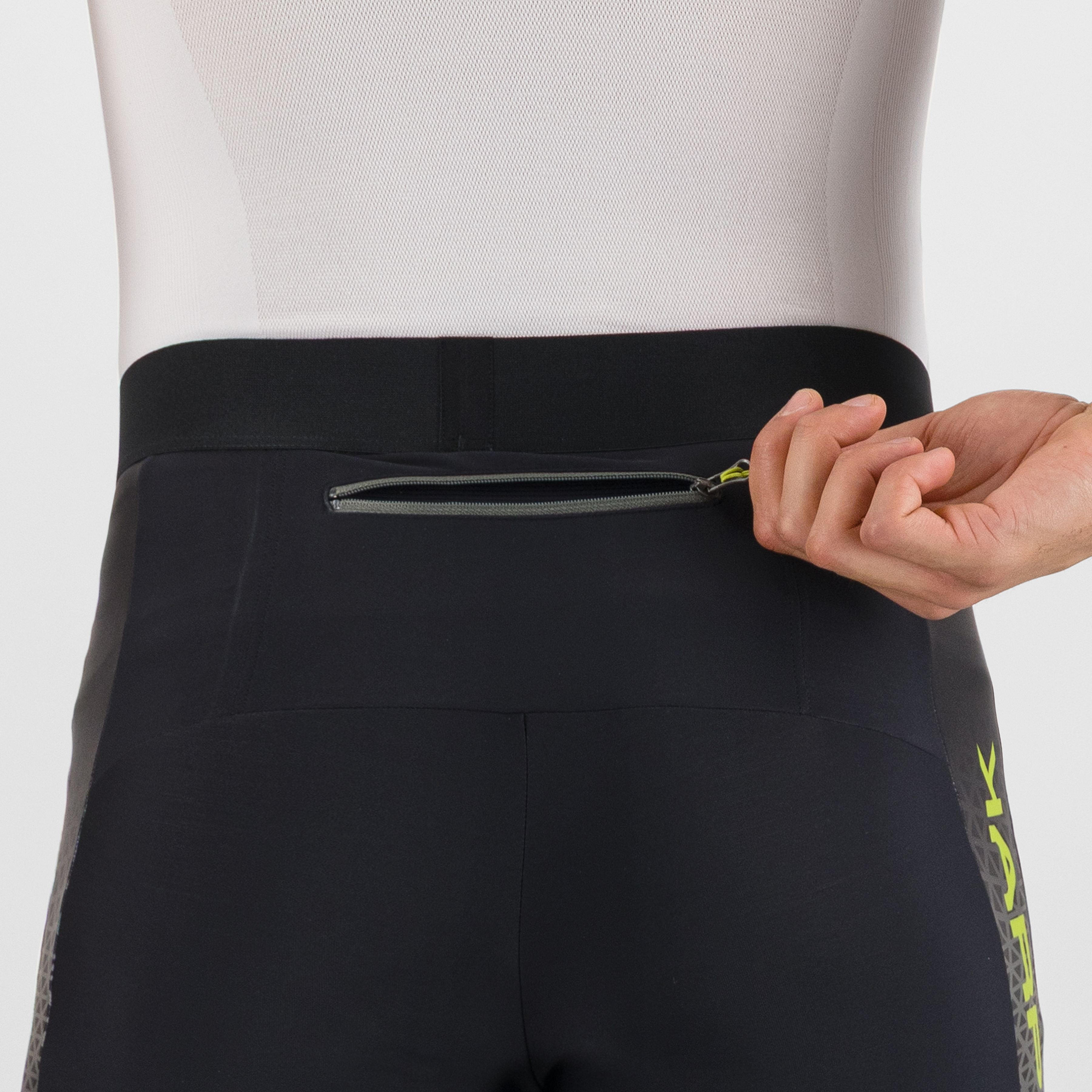 Alagna 2.0 tights - black/castor/dark citron - karpos