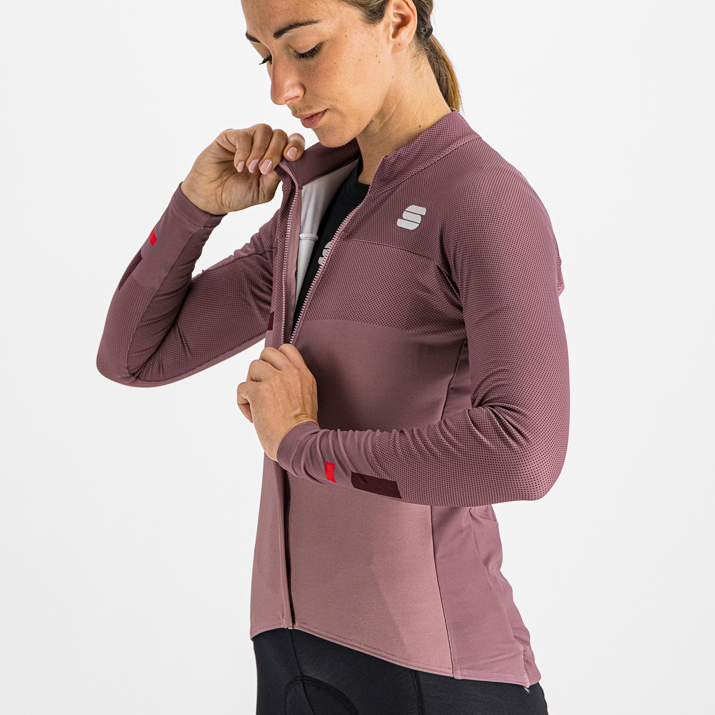 Bodyfit pro w thermal jersey - mauve - sportful