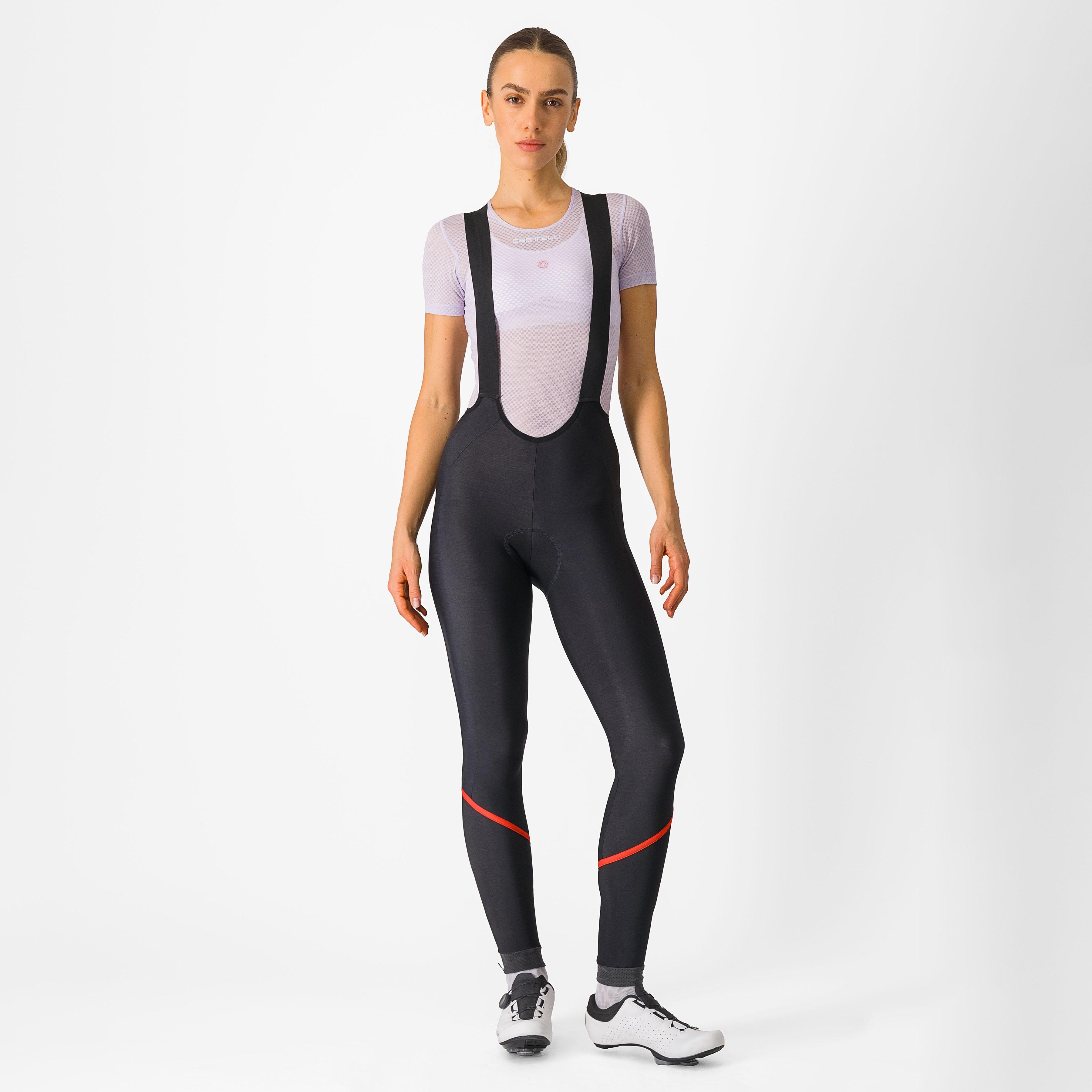 Velocissima dt bibtight - black/hibiscus - castelli