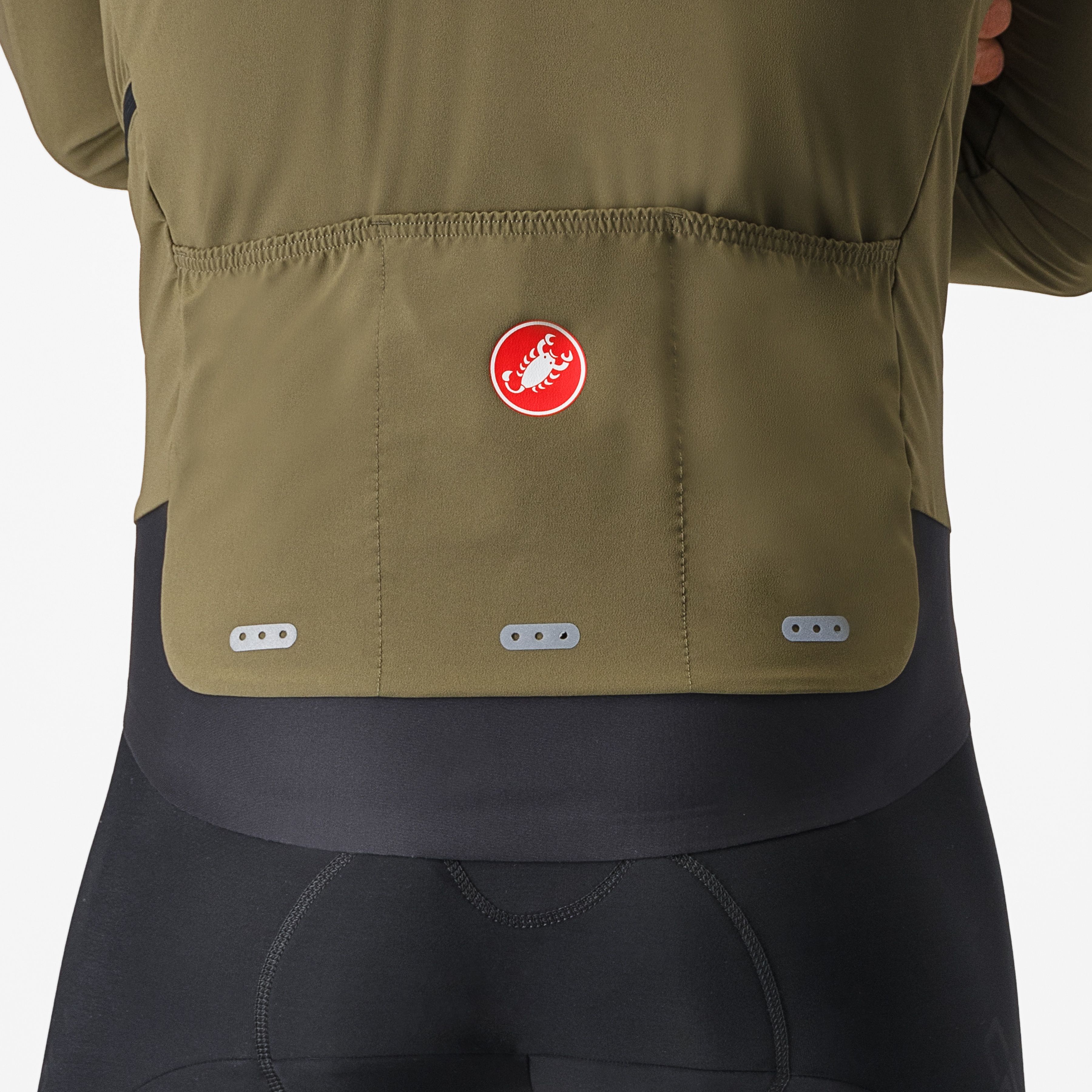Alpha flight ros jacket - tarmac/clay-silver gray - castelli