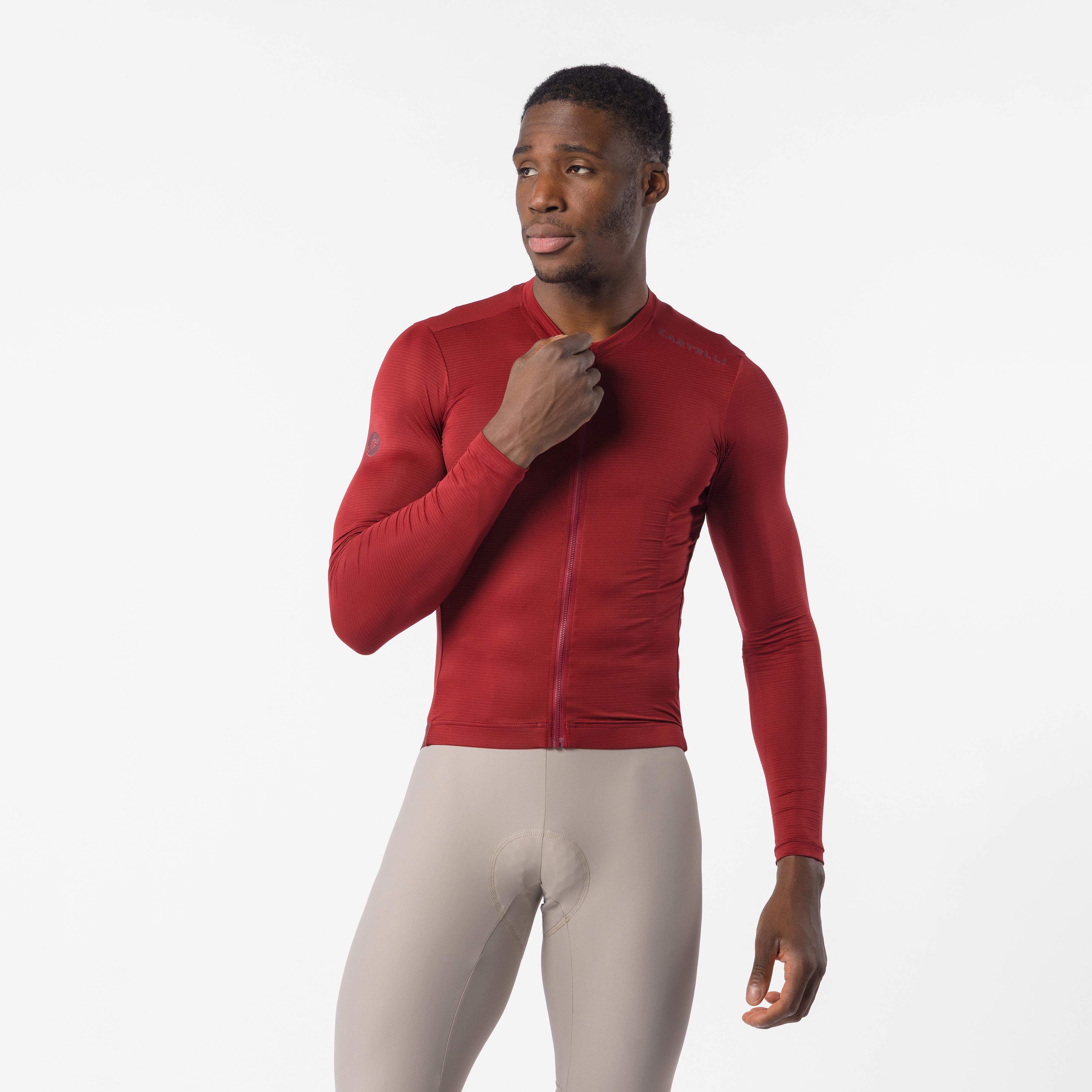Espresso 2 ls jersey - garnet - castelli